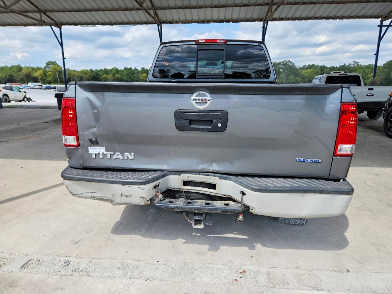 2014 Nissan Titan S Gray vin: 1N6BA0CH2EN507139