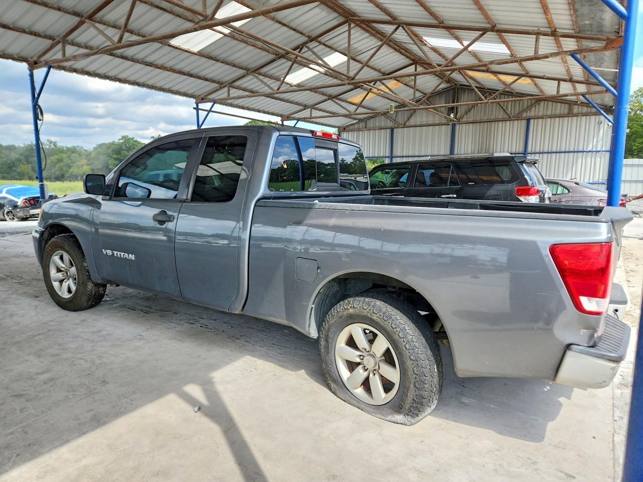 2014 Nissan Titan S Gray vin: 1N6BA0CH2EN507139