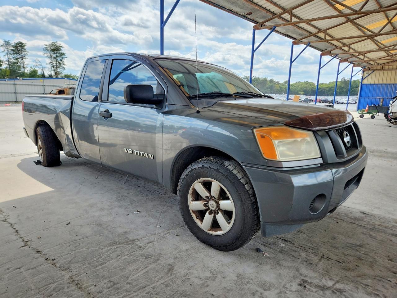 2014 Nissan Titan S Gray vin: 1N6BA0CH2EN507139