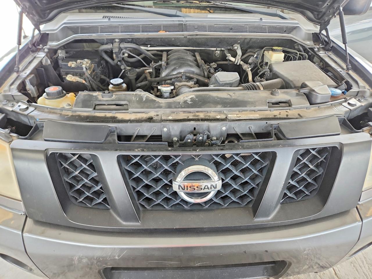 2014 Nissan Titan S Gray vin: 1N6BA0CH2EN507139