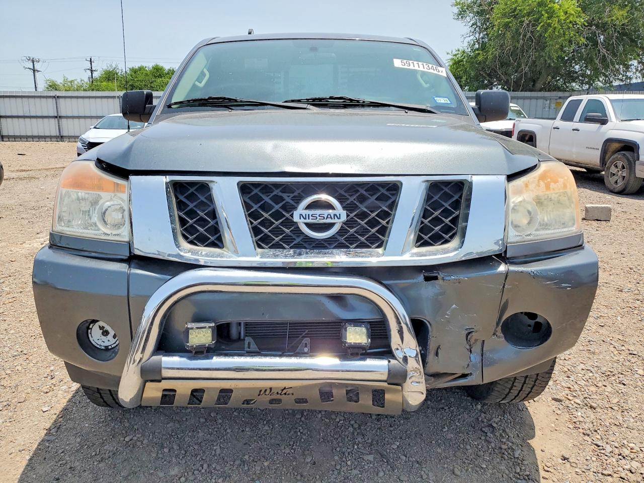 2013 Nissan Titan Gray vin: 1N6BA0CH7DN311244