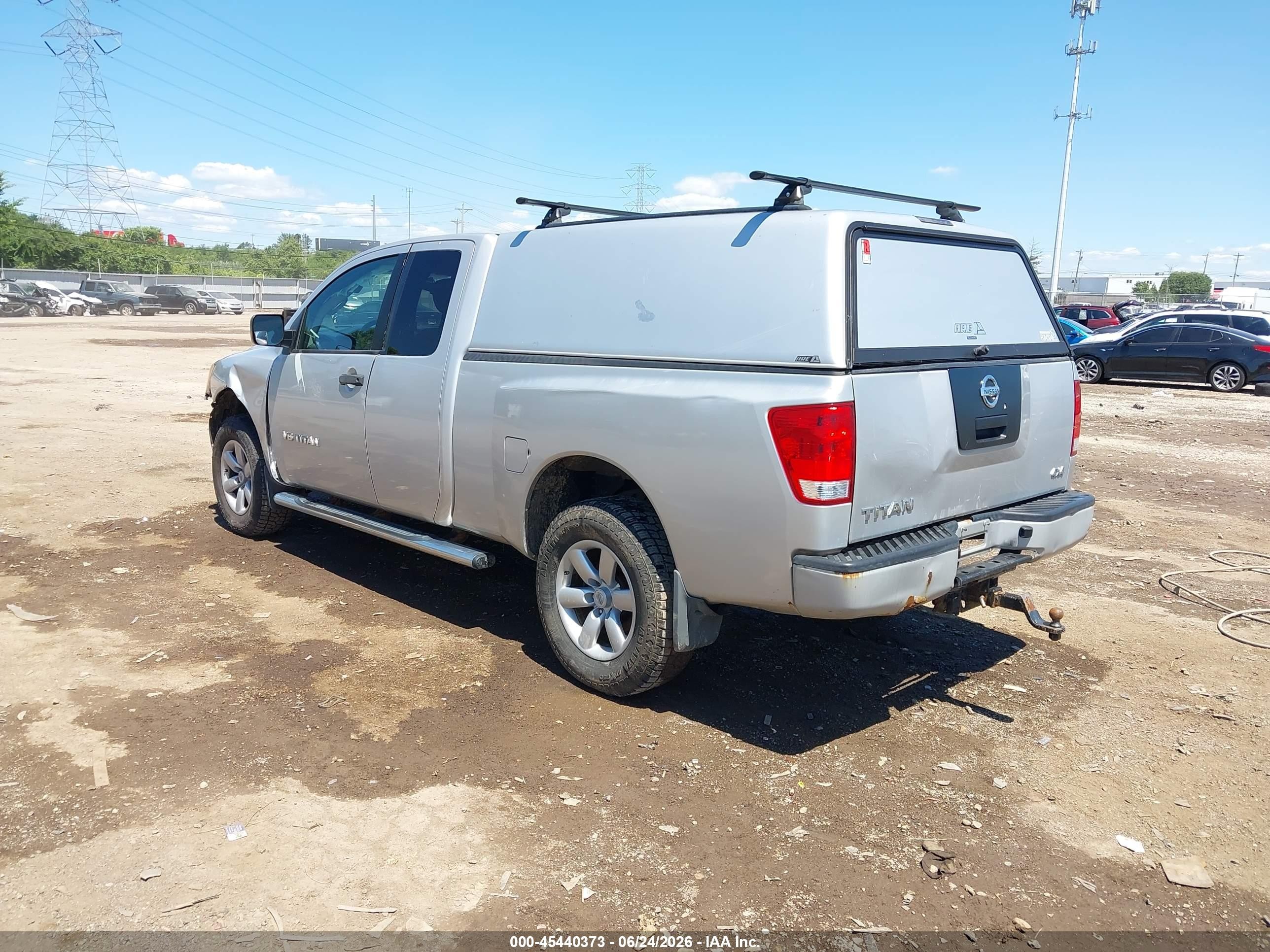 2012 Nissan Titan S Silver vin: 1N6BA0CJ2CN308026