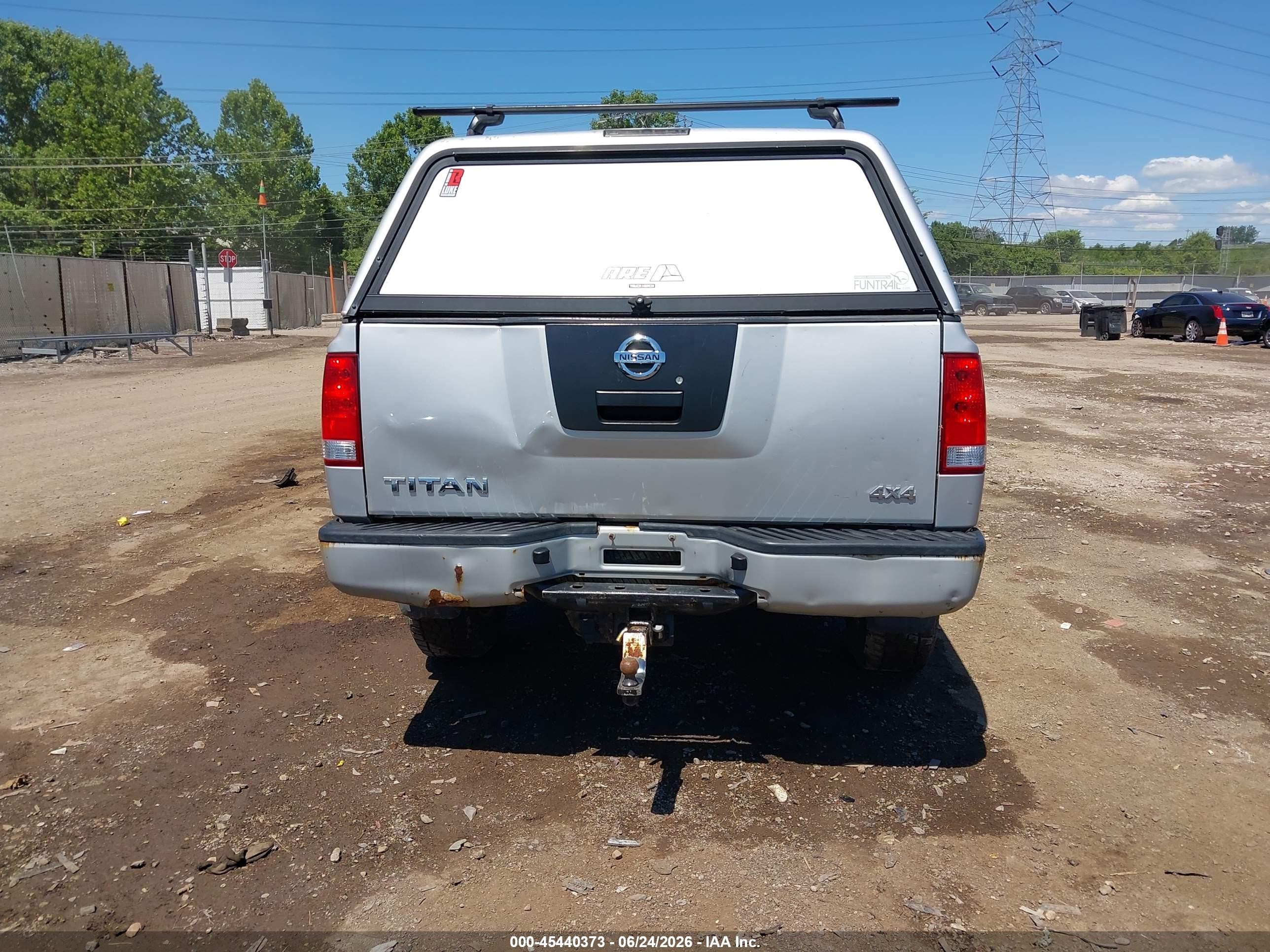 2012 Nissan Titan S Silver vin: 1N6BA0CJ2CN308026