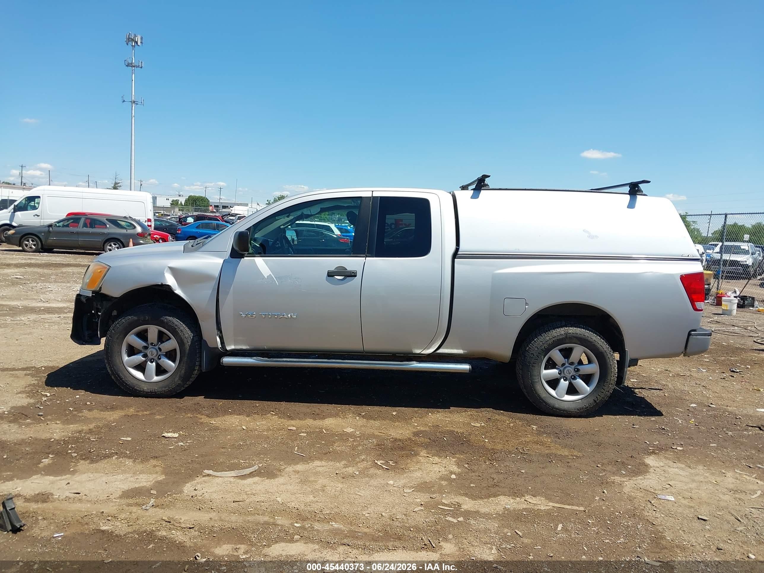 2012 Nissan Titan S Silver vin: 1N6BA0CJ2CN308026