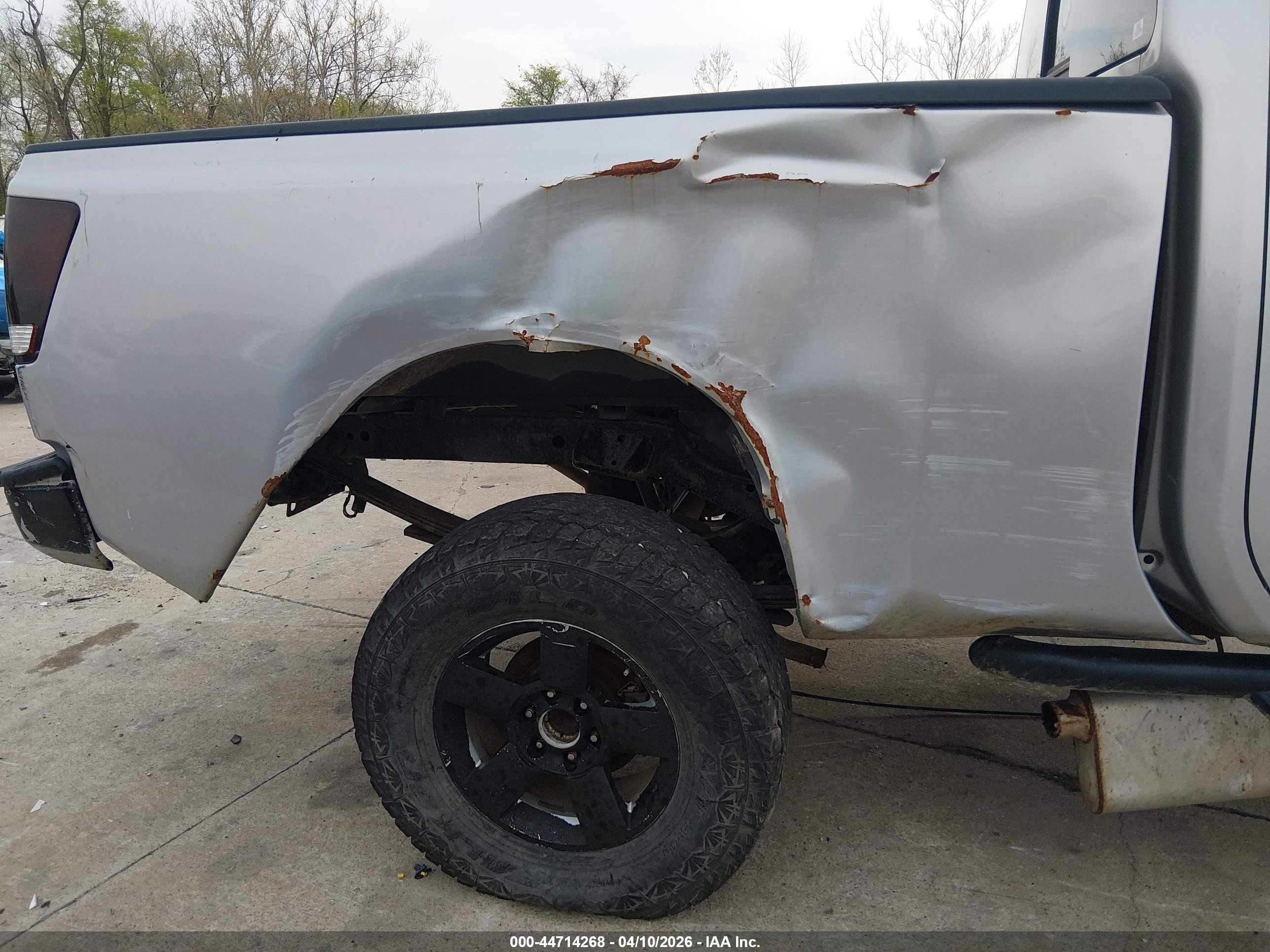 2010 Nissan Titan Xe Серый vin: 1N6BA0CJ4AN309109