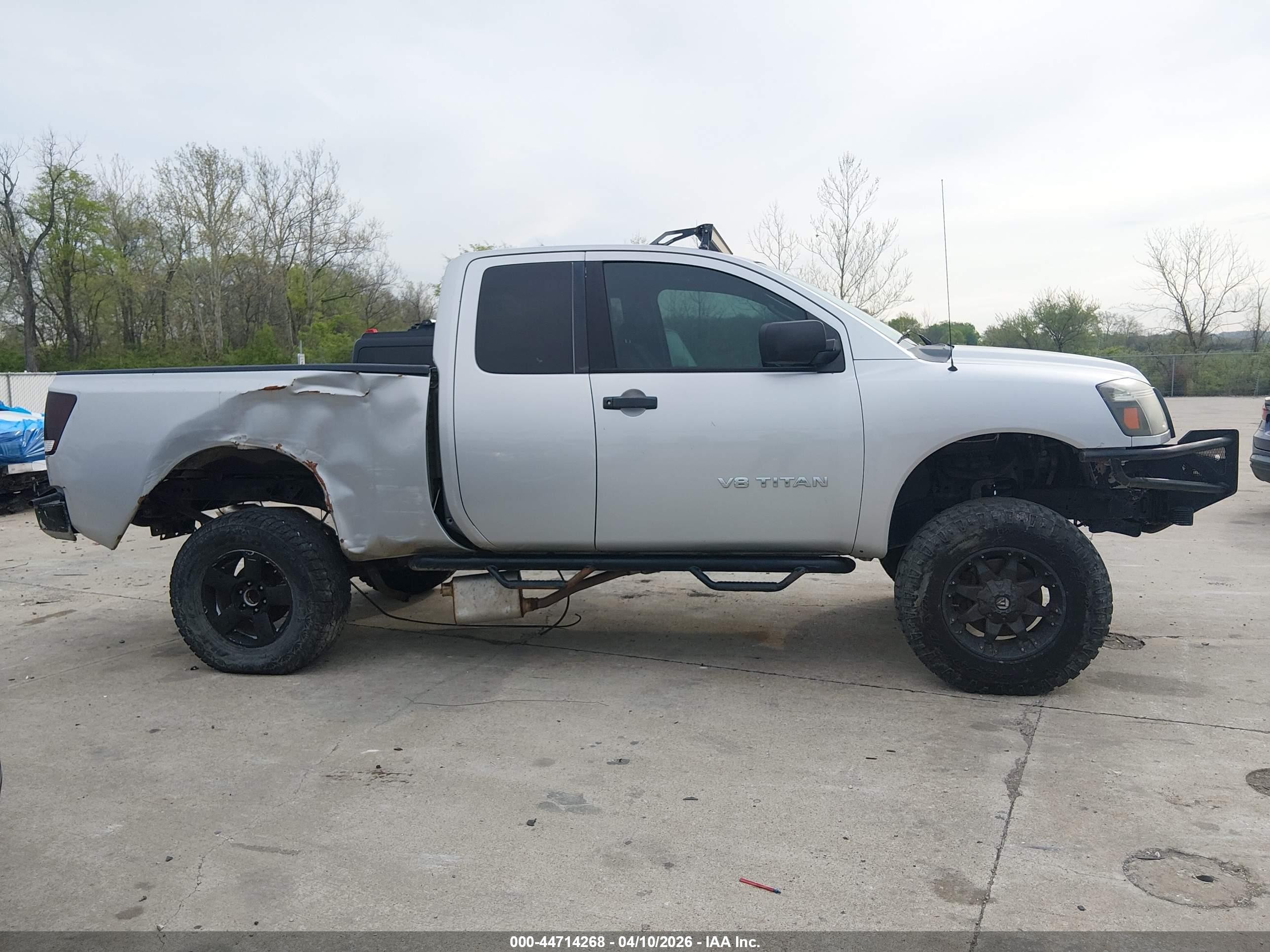 2010 Nissan Titan Xe Серый vin: 1N6BA0CJ4AN309109