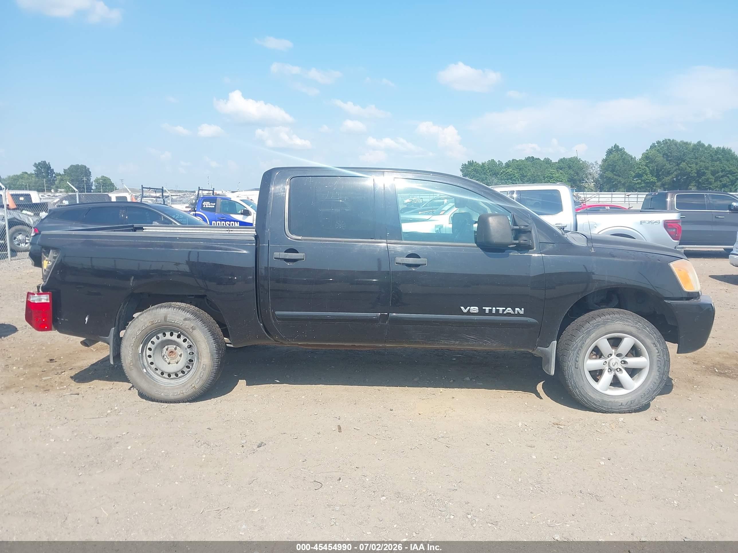 2010 Nissan Titan Se Black vin: 1N6BA0EC0AN311390