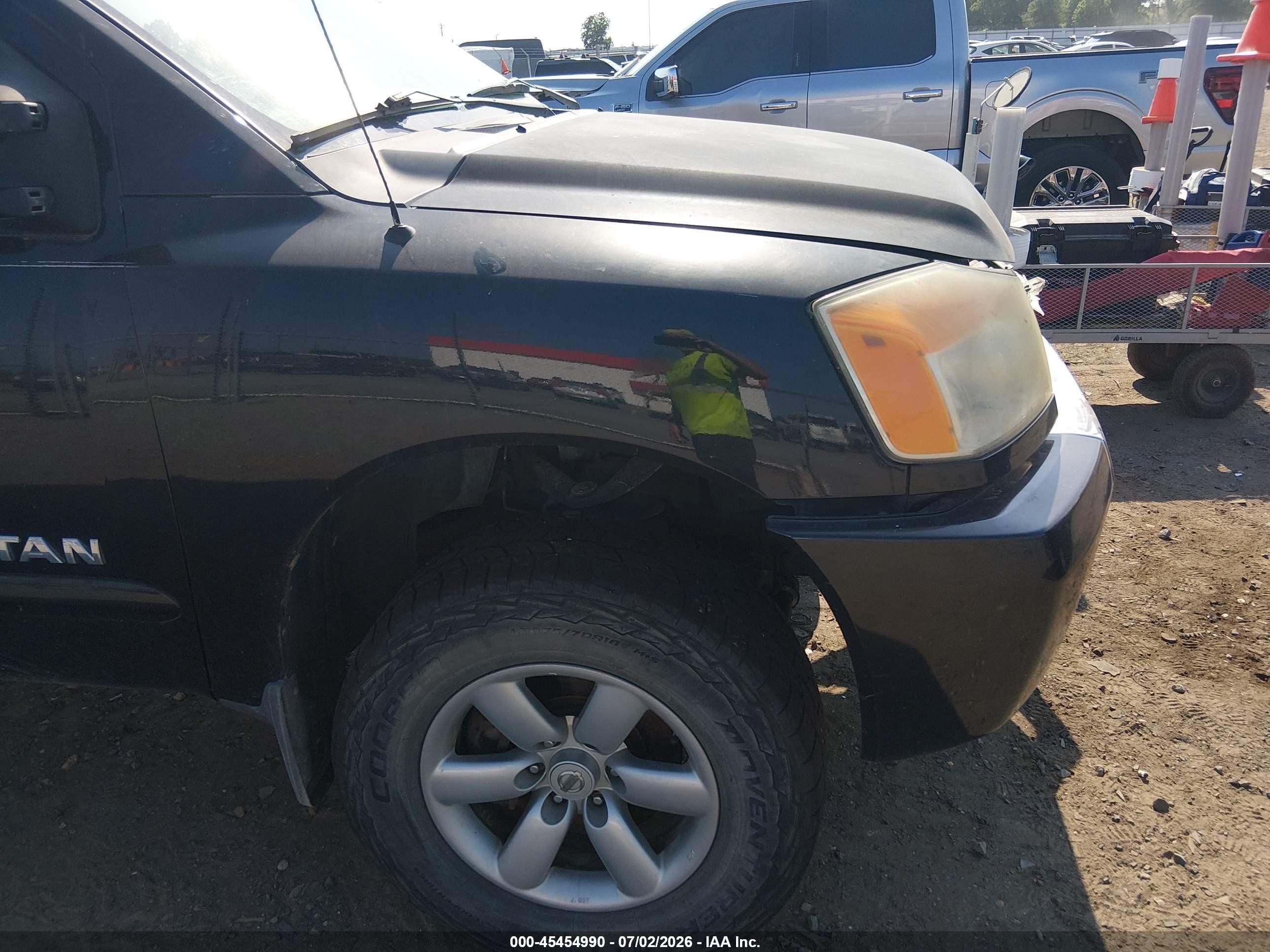 2010 Nissan Titan Se Black vin: 1N6BA0EC0AN311390