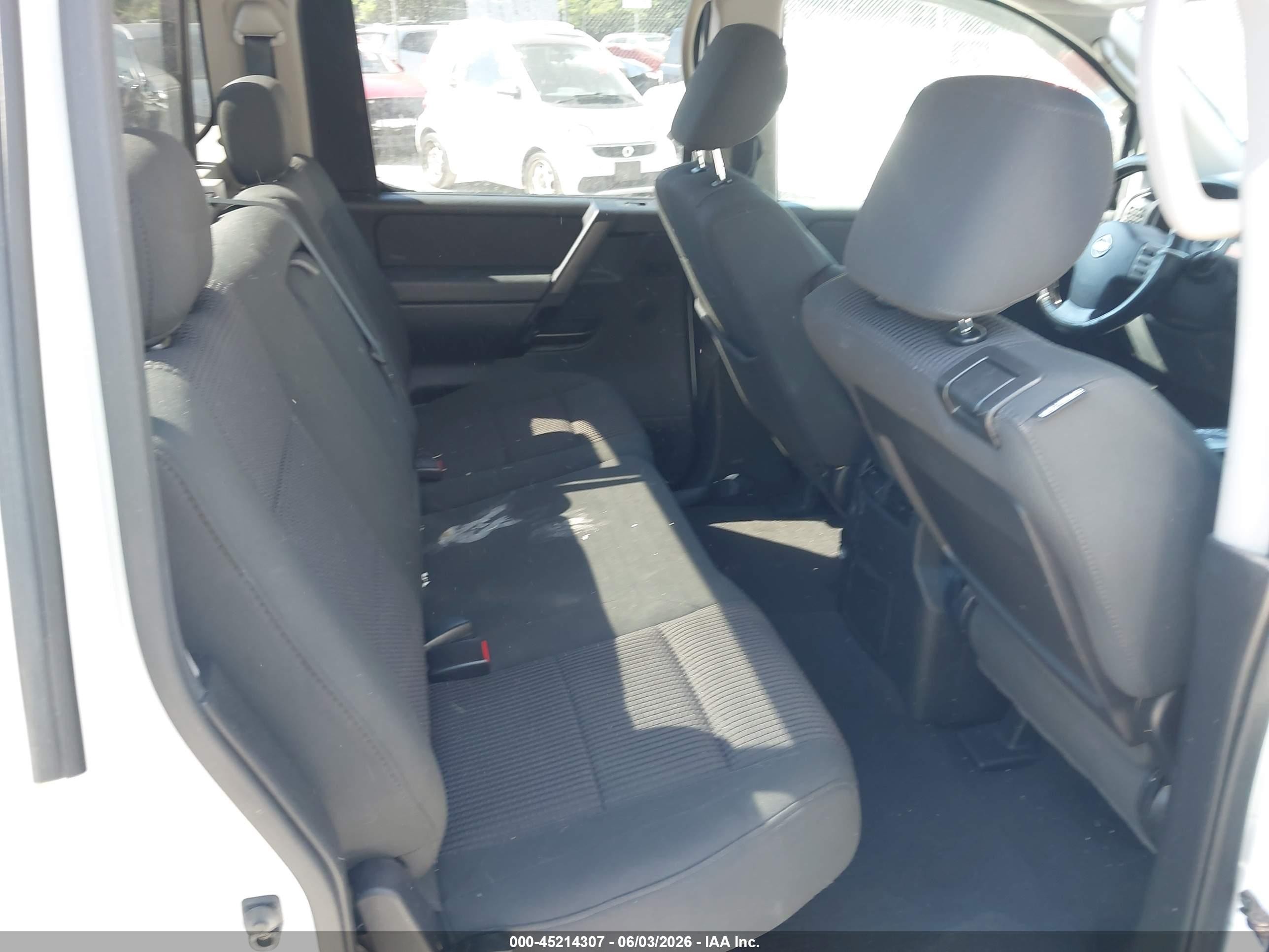 2011 Nissan Titan Sv White vin: 1N6BA0EC0BN303047