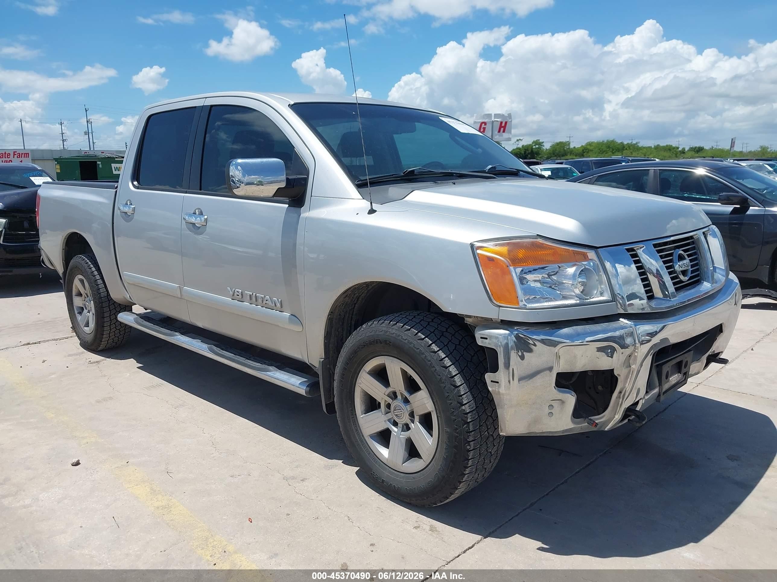 2011 Nissan Titan Sv Silver vin: 1N6BA0EC0BN311861