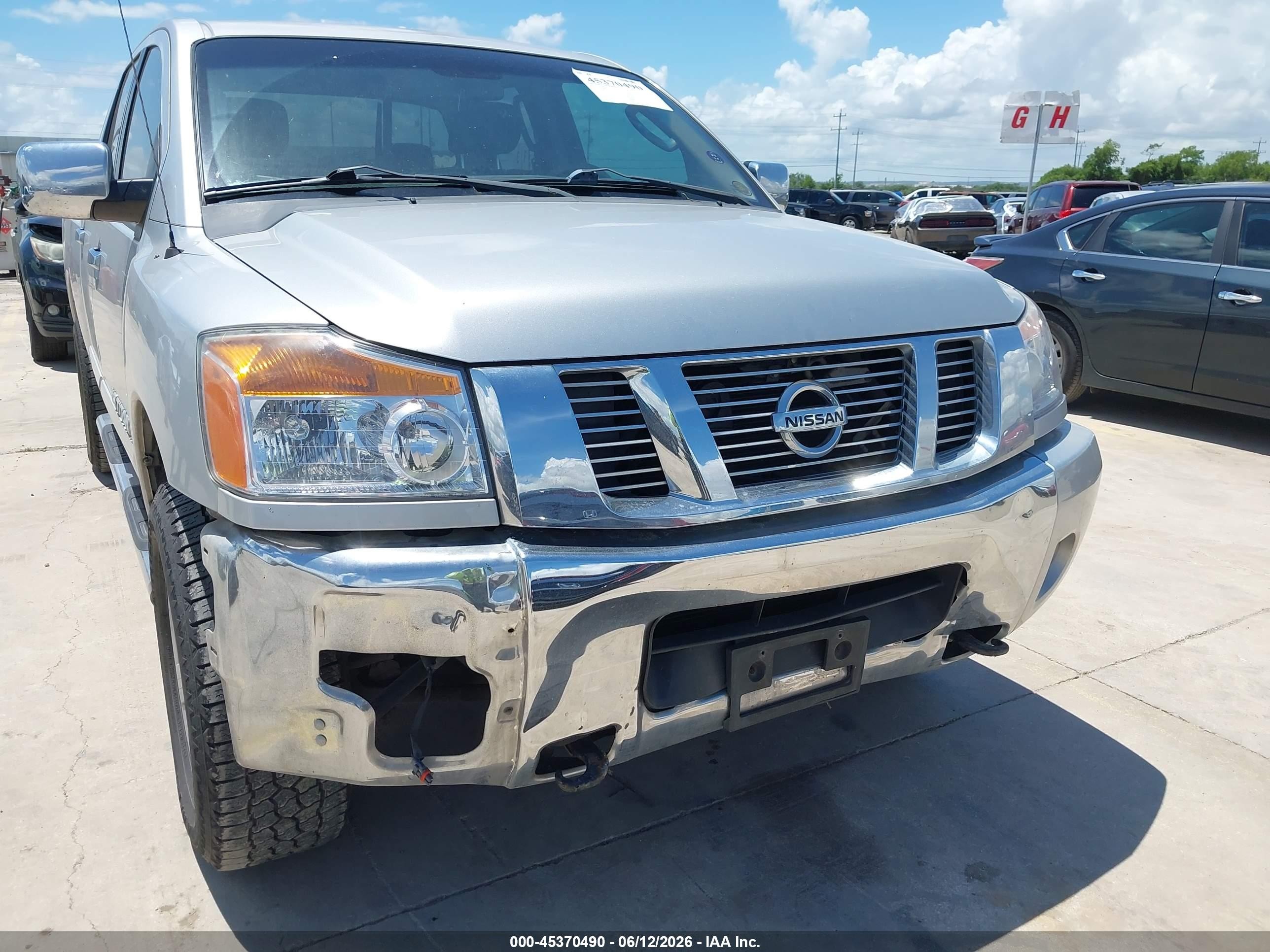 2011 Nissan Titan Sv Silver vin: 1N6BA0EC0BN311861