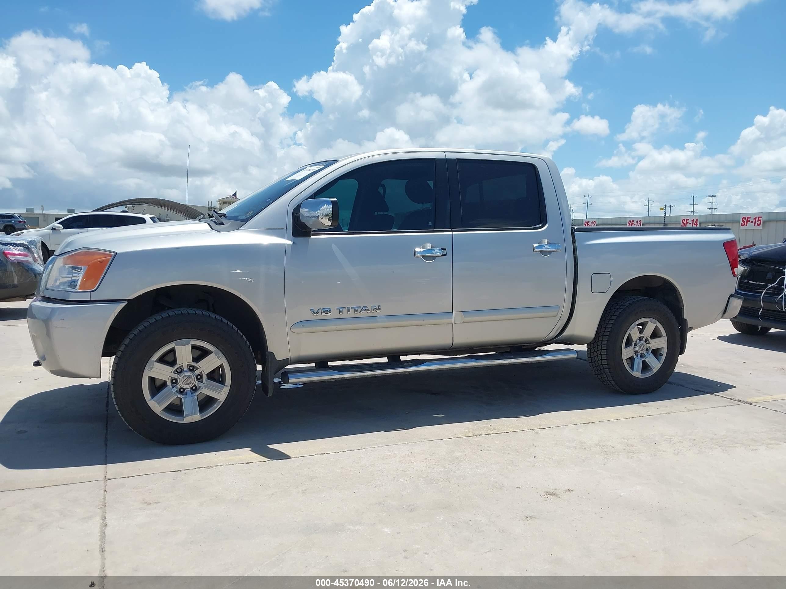 2011 Nissan Titan Sv Silver vin: 1N6BA0EC0BN311861