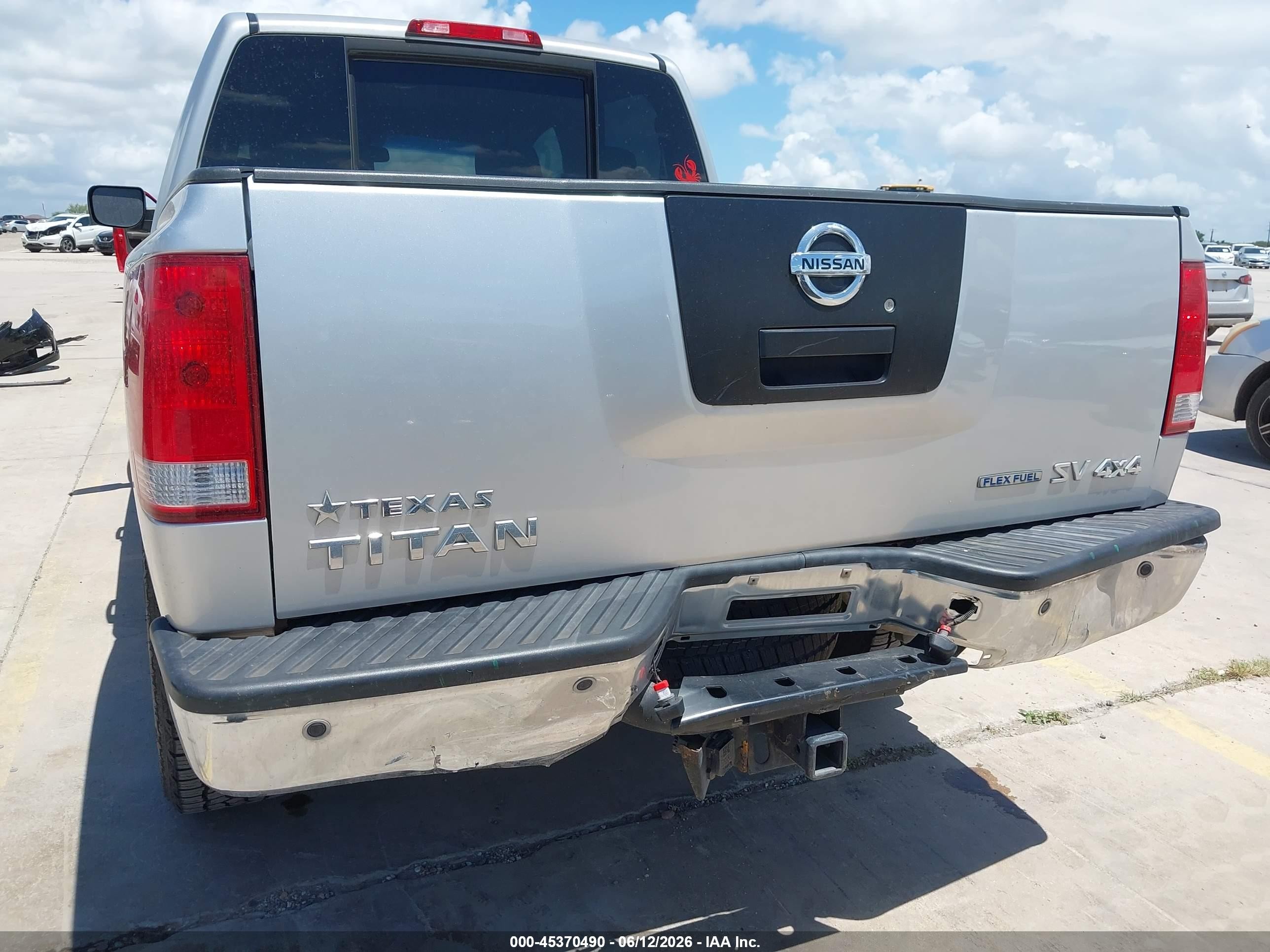2011 Nissan Titan Sv Silver vin: 1N6BA0EC0BN311861