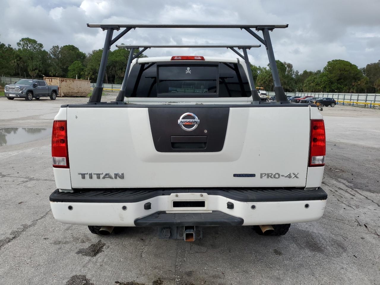 2011 Nissan Titan S White vin: 1N6BA0EC0BN326473