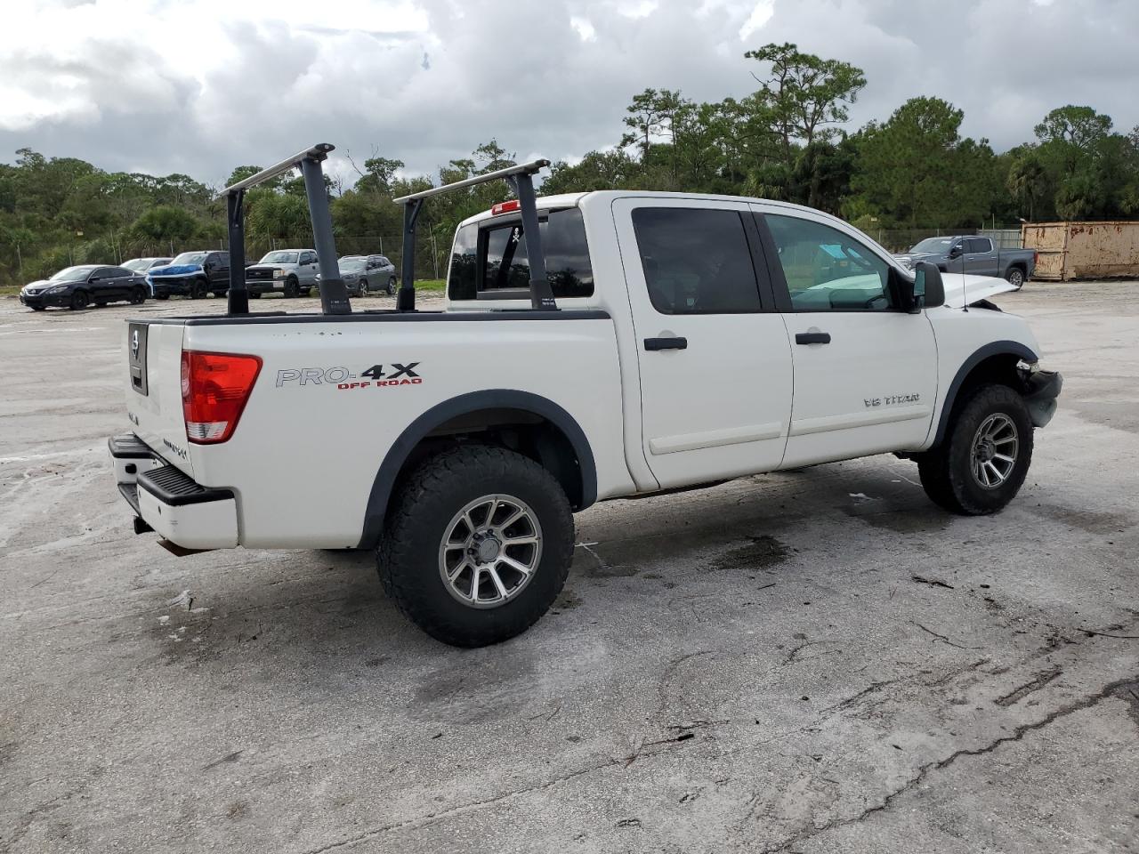 2011 Nissan Titan S White vin: 1N6BA0EC0BN326473