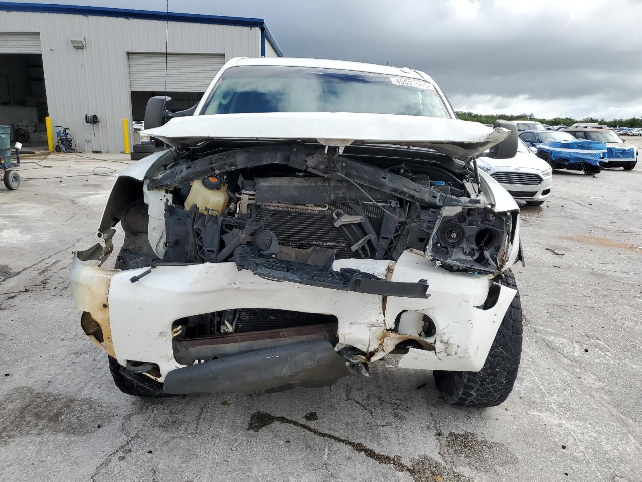2011 Nissan Titan S White vin: 1N6BA0EC0BN326473