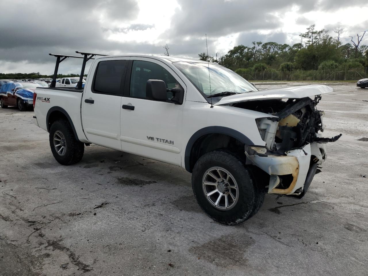 2011 Nissan Titan S White vin: 1N6BA0EC0BN326473