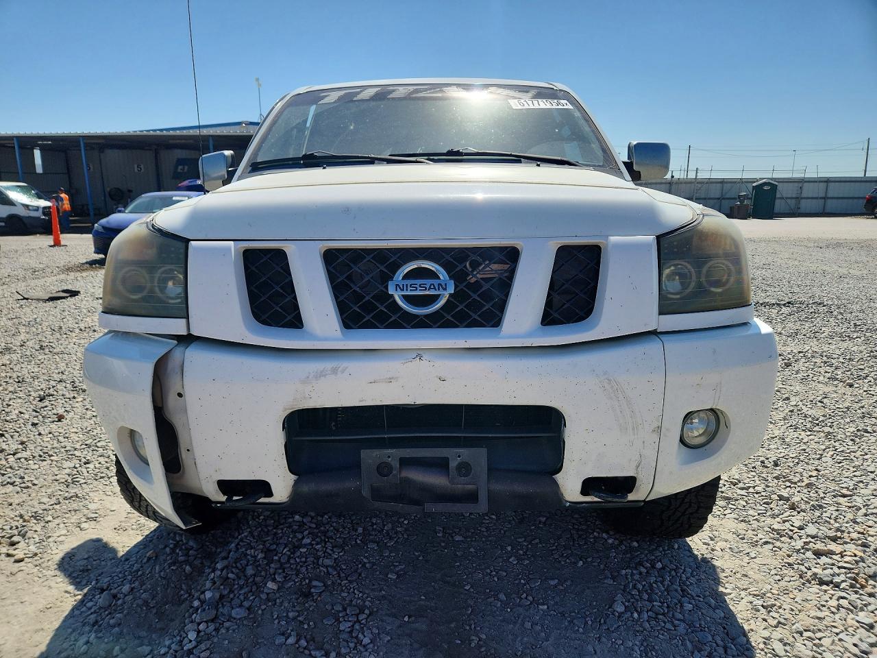 2012 Nissan Titan Sv White vin: 1N6BA0EC0CN300652