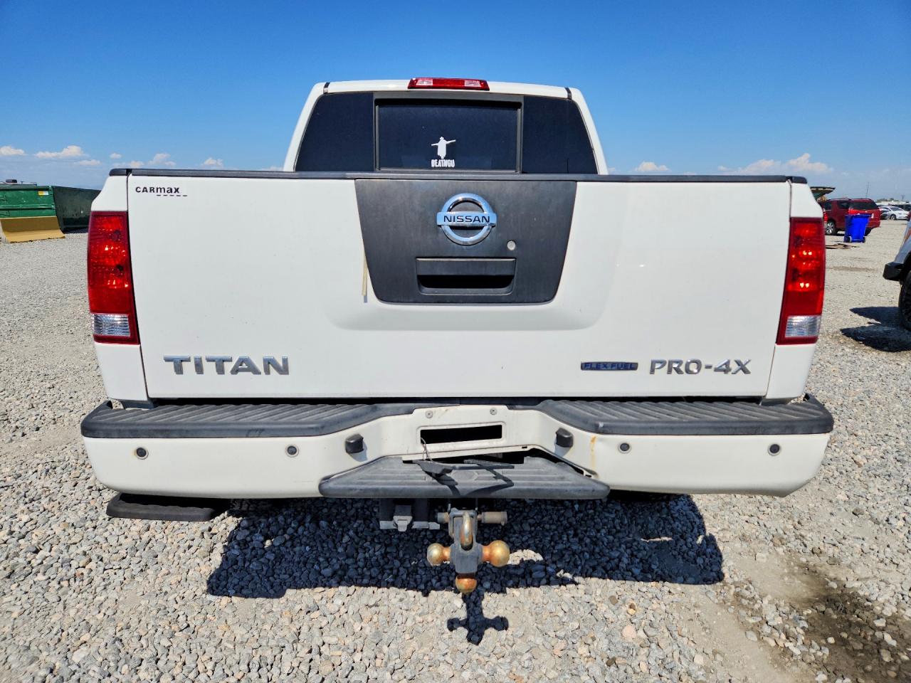 2012 Nissan Titan Sv White vin: 1N6BA0EC0CN300652