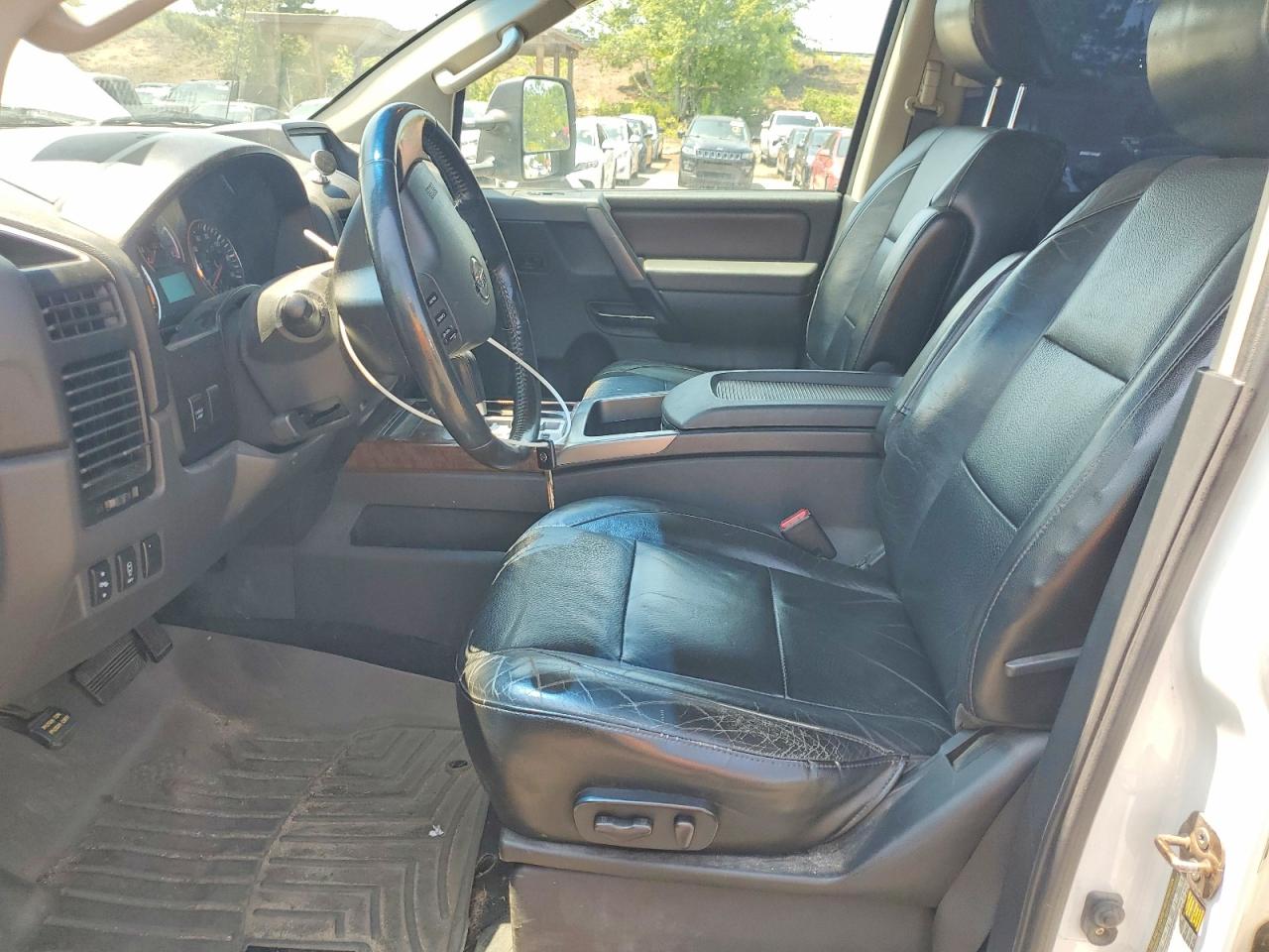 2012 Nissan Titan Sv White vin: 1N6BA0EC0CN320058