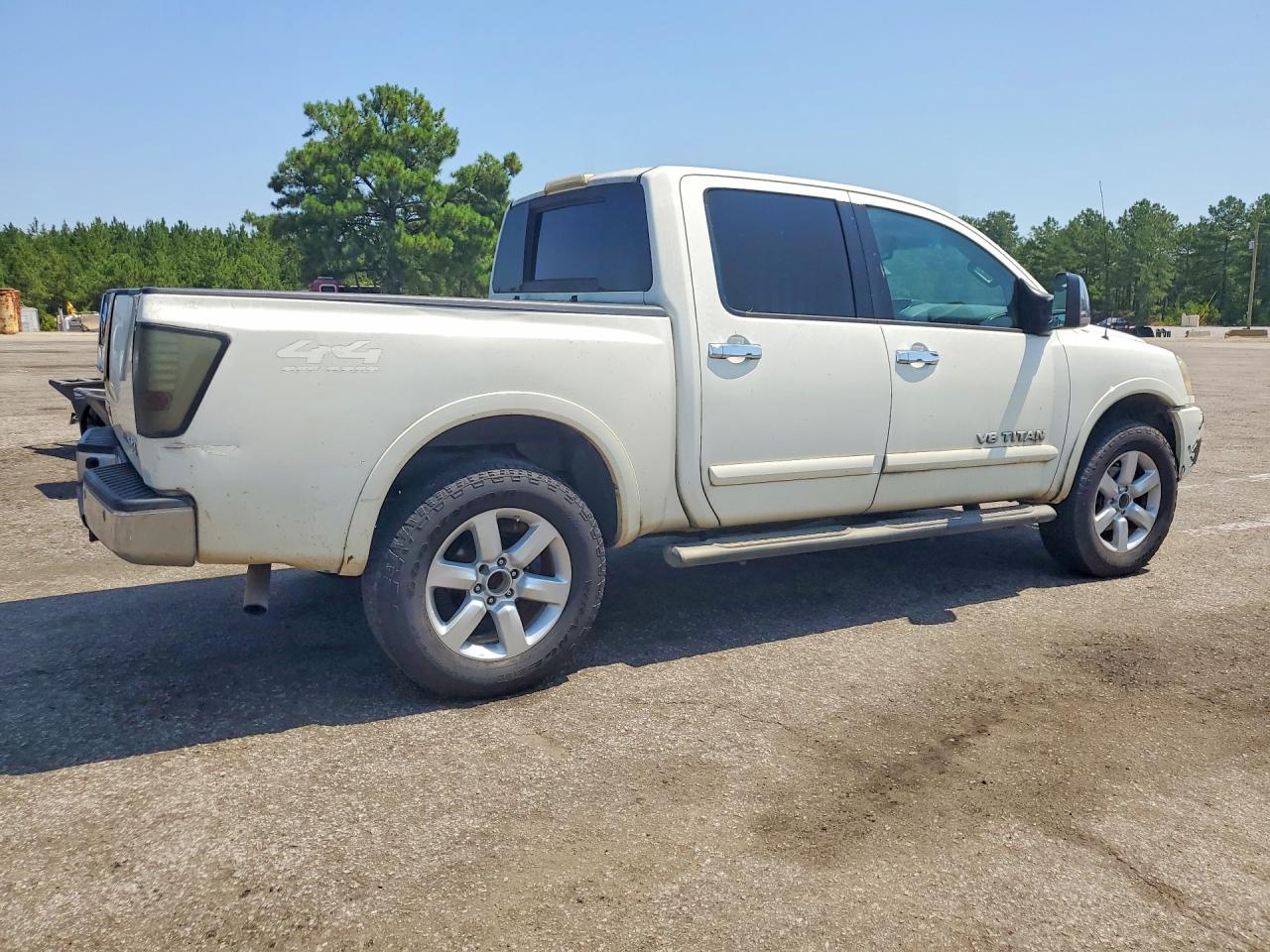 2012 Nissan Titan Sv White vin: 1N6BA0EC0CN320058