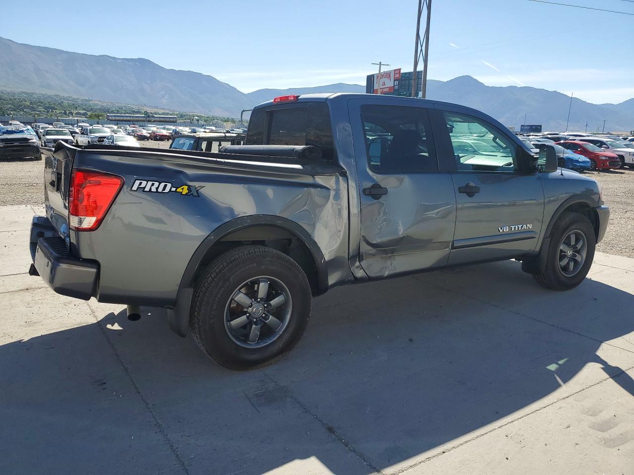 2013 Nissan Titan Sv Gray vin: 1N6BA0EC0DN313225
