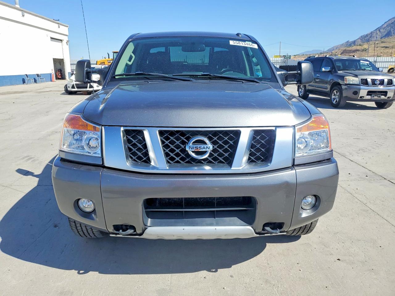 2013 Nissan Titan Sv Gray vin: 1N6BA0EC0DN313225