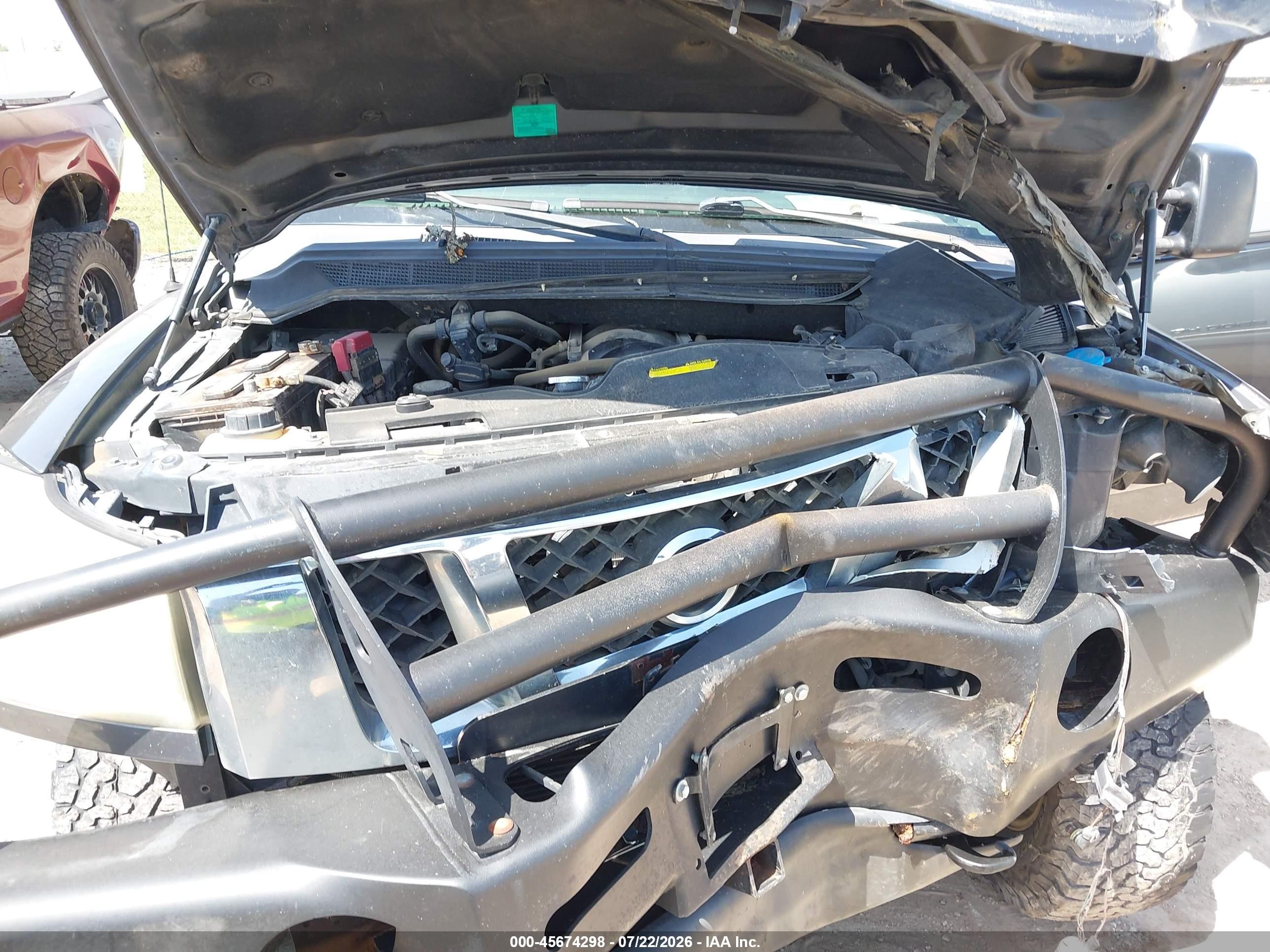 2012 Nissan Titan Pro-4x Gray vin: 1N6BA0EC1CN331036