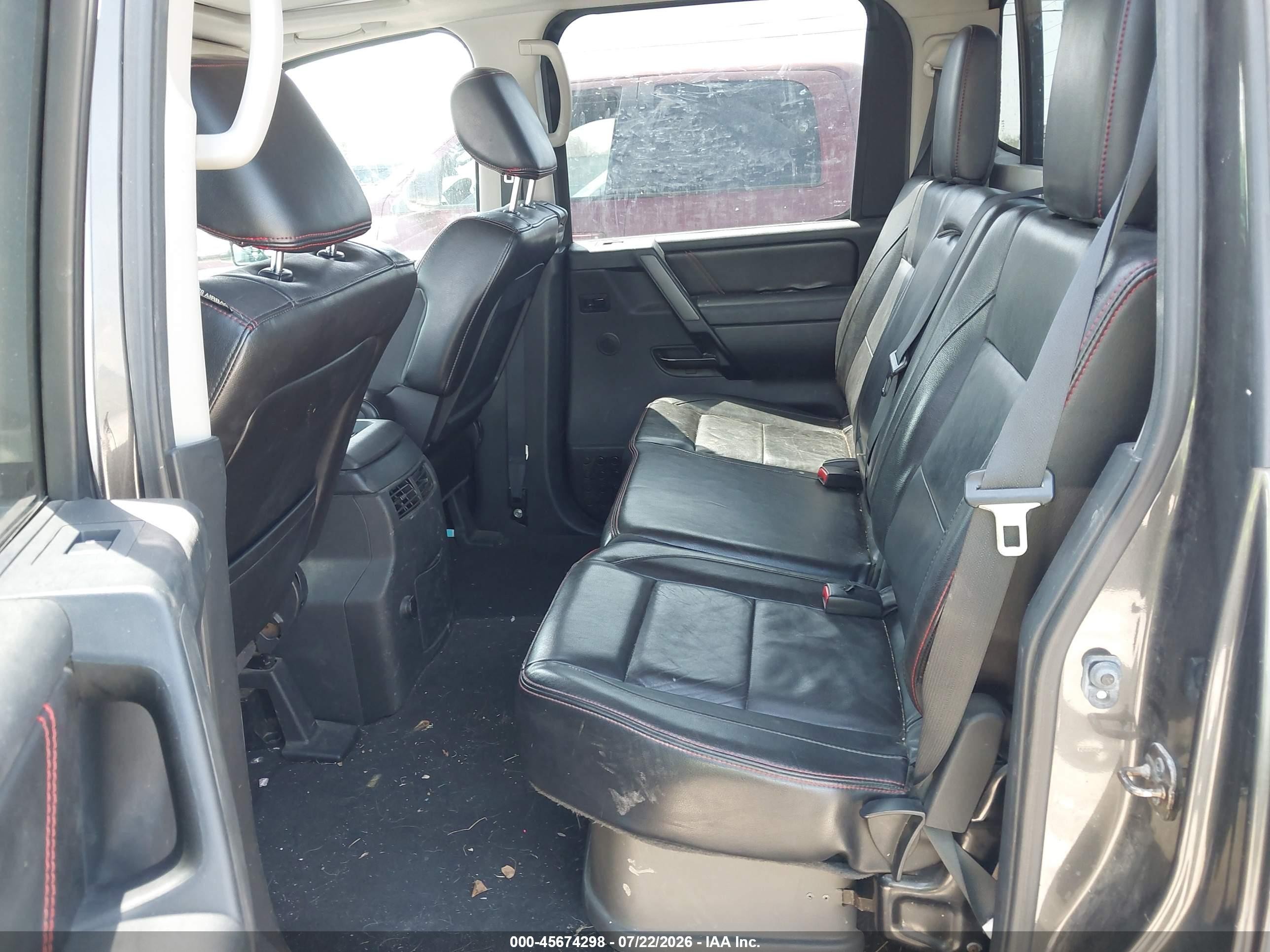 2012 Nissan Titan Pro-4x Gray vin: 1N6BA0EC1CN331036