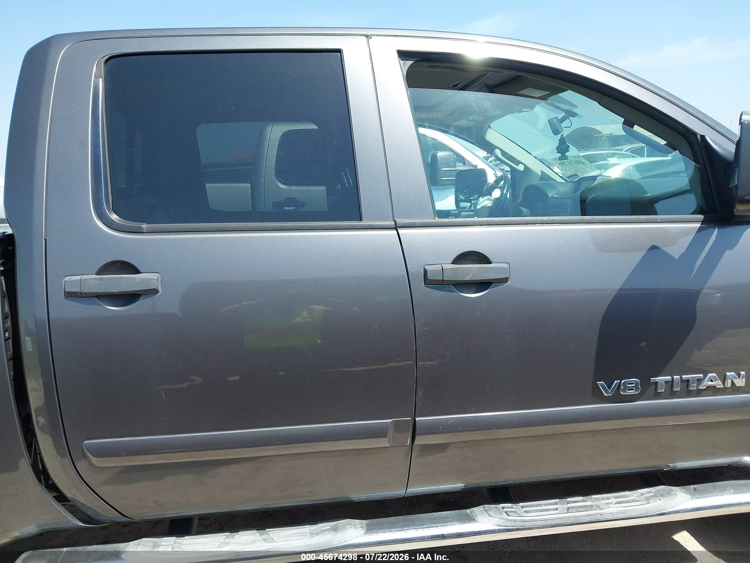 2012 Nissan Titan Pro-4x Gray vin: 1N6BA0EC1CN331036