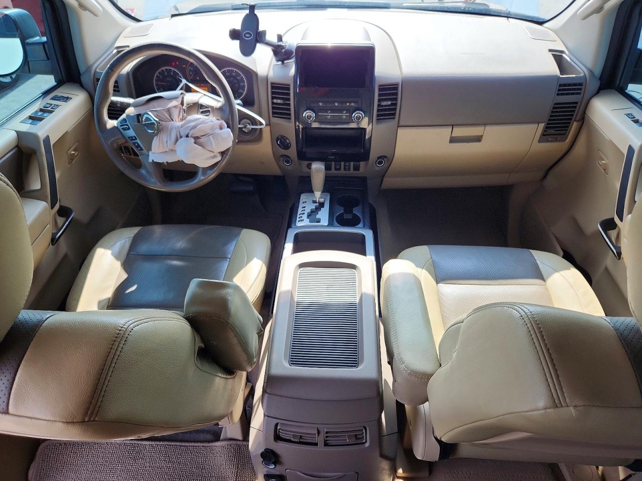 2014 Nissan Titan Sv White vin: 1N6BA0EC1EN507442