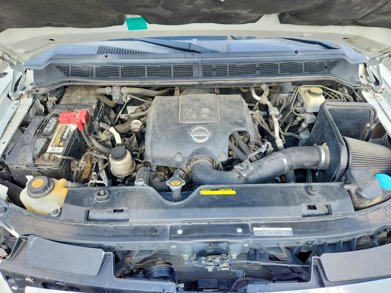 2014 Nissan Titan Sv White vin: 1N6BA0EC1EN507442