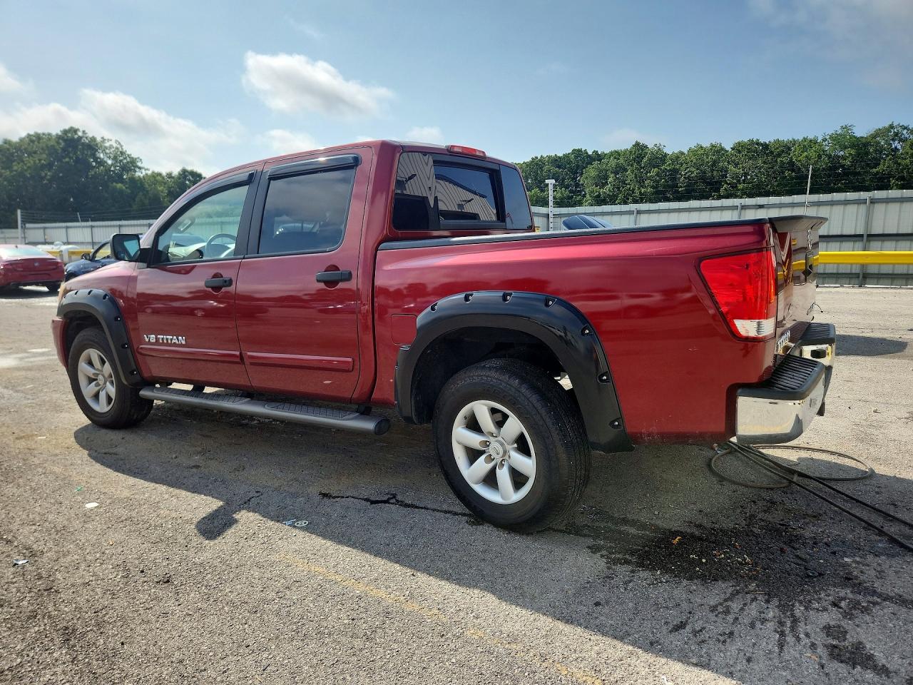 2014 Nissan Titan Sv Красный vin: 1N6BA0EC1EN509921
