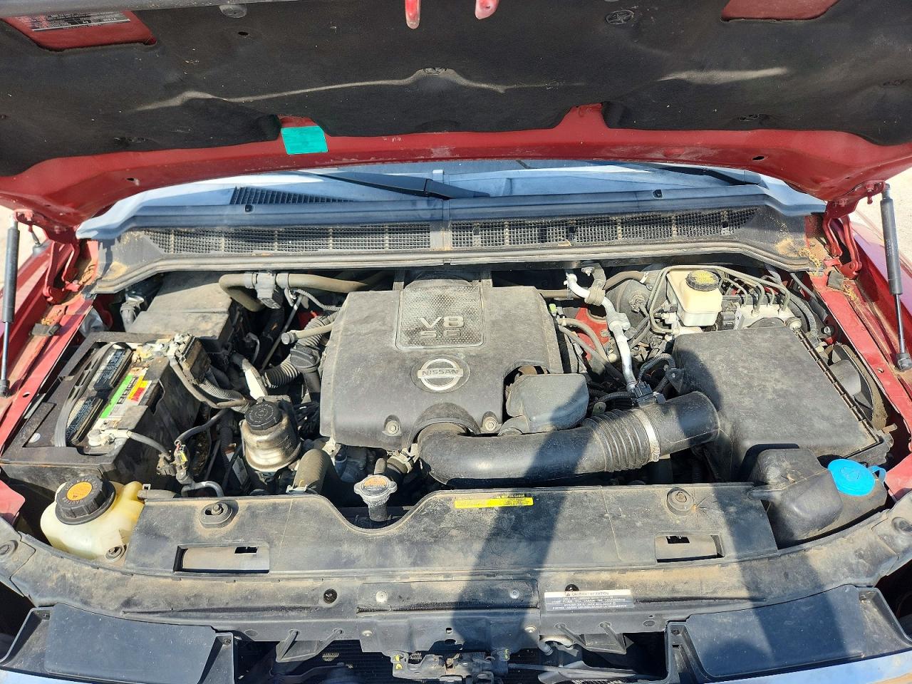2014 Nissan Titan Sv Красный vin: 1N6BA0EC1EN509921