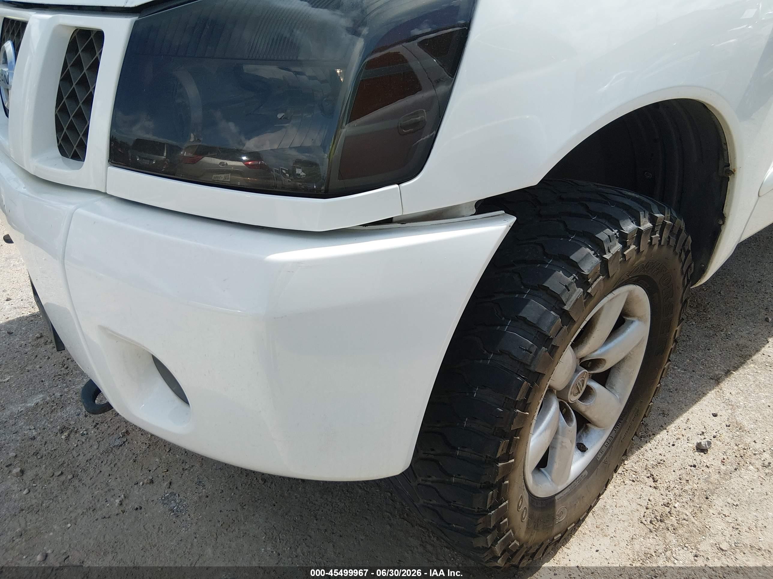 2012 Nissan Titan Sv White vin: 1N6BA0EC2CN308011