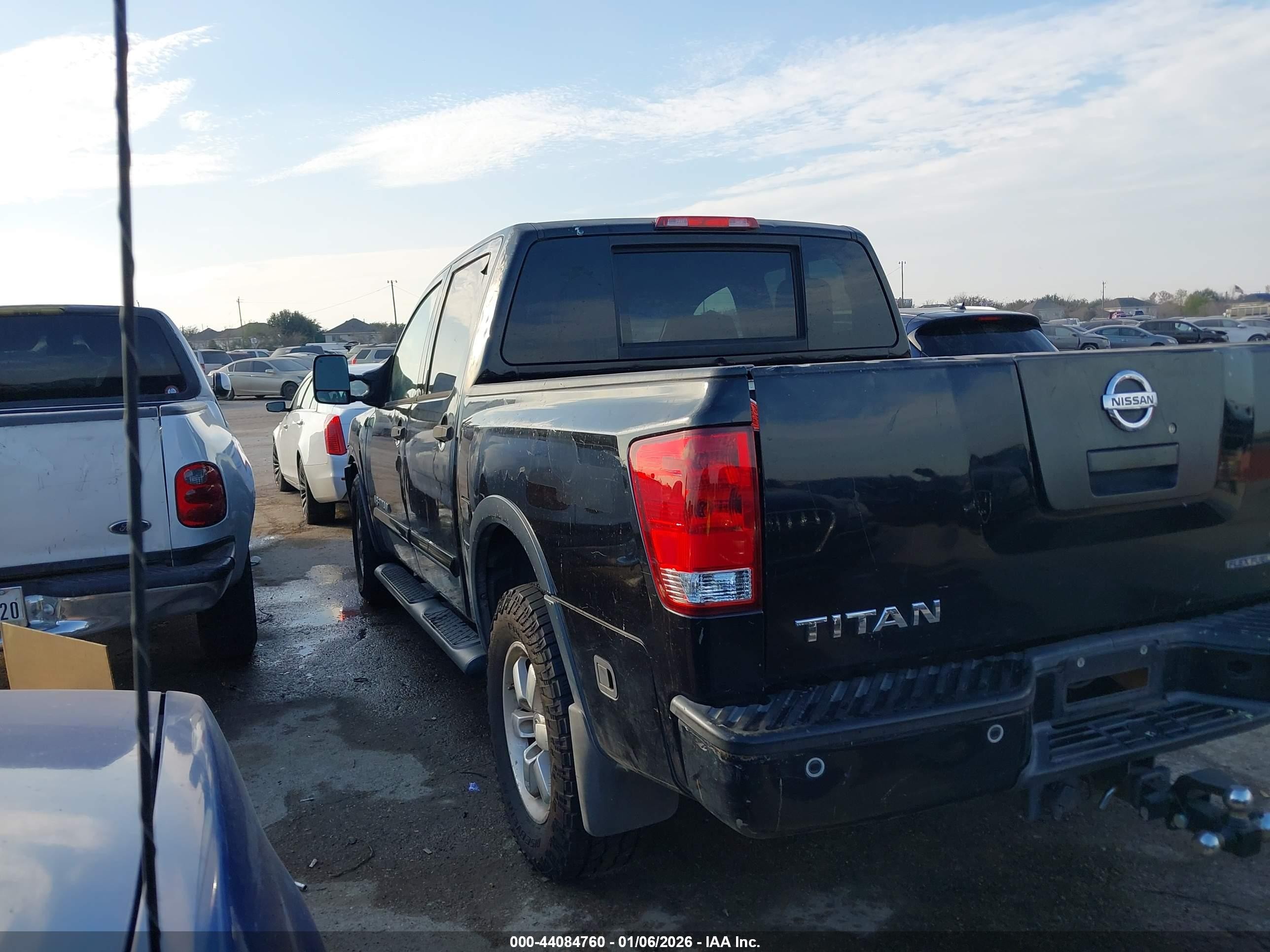 2012 Nissan Titan Pro-4x Black vin: 1N6BA0EC2CN318568