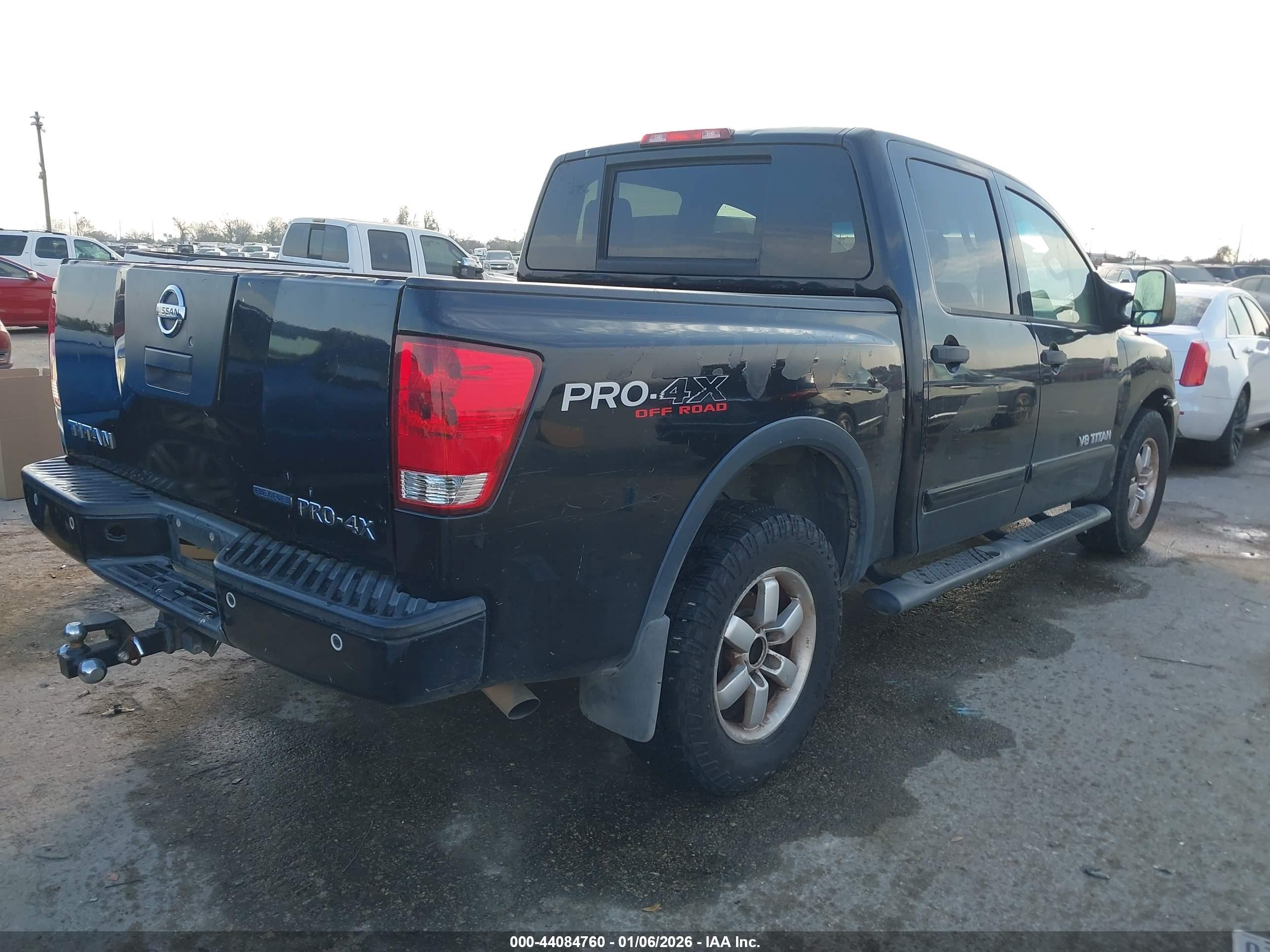 2012 Nissan Titan Pro-4x Black vin: 1N6BA0EC2CN318568