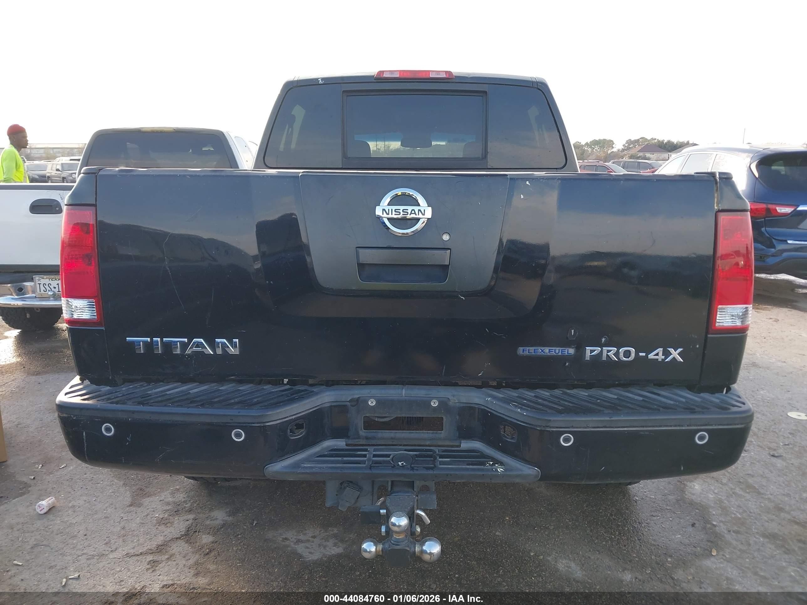 2012 Nissan Titan Pro-4x Black vin: 1N6BA0EC2CN318568