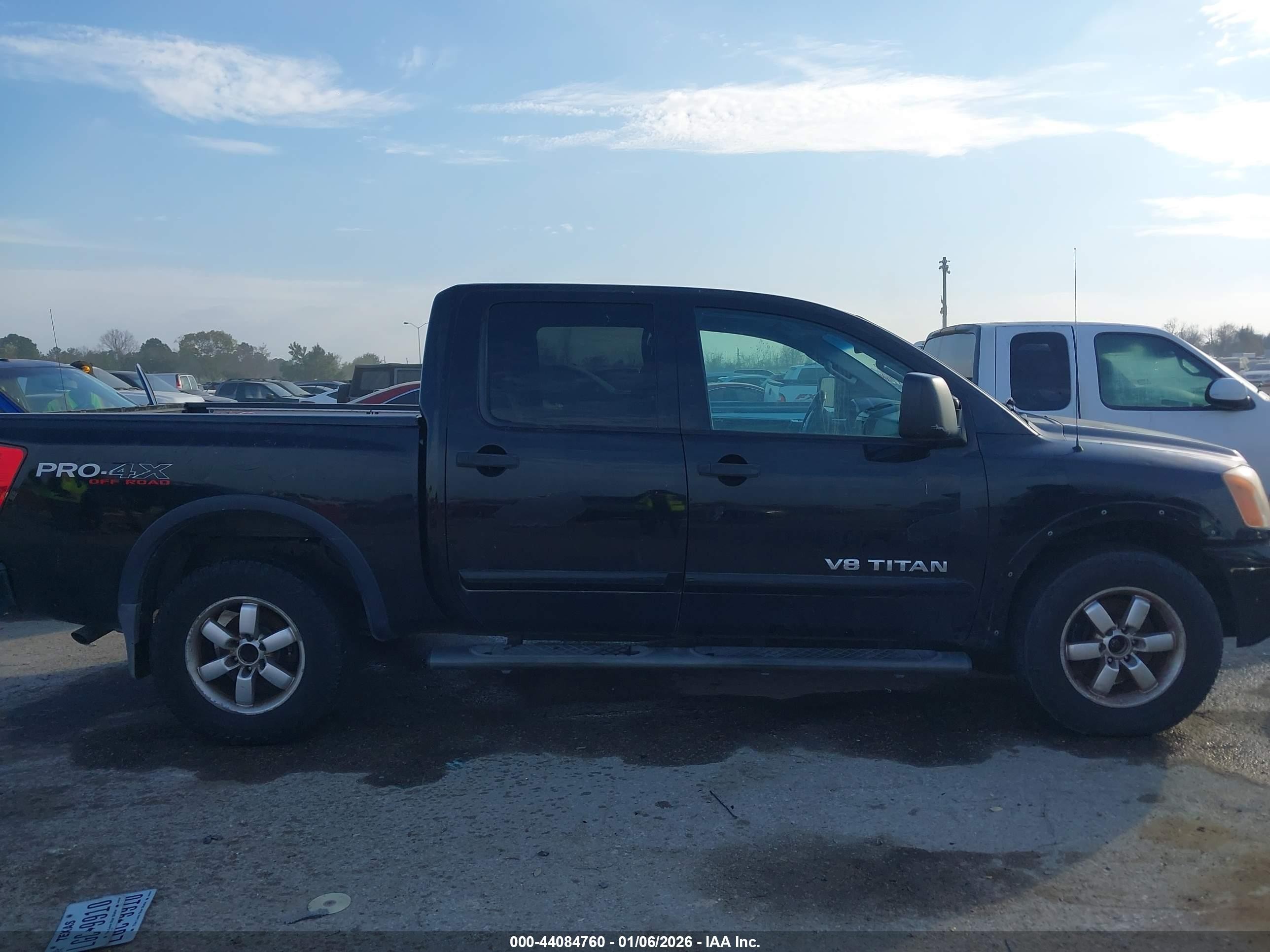 2012 Nissan Titan Pro-4x Black vin: 1N6BA0EC2CN318568