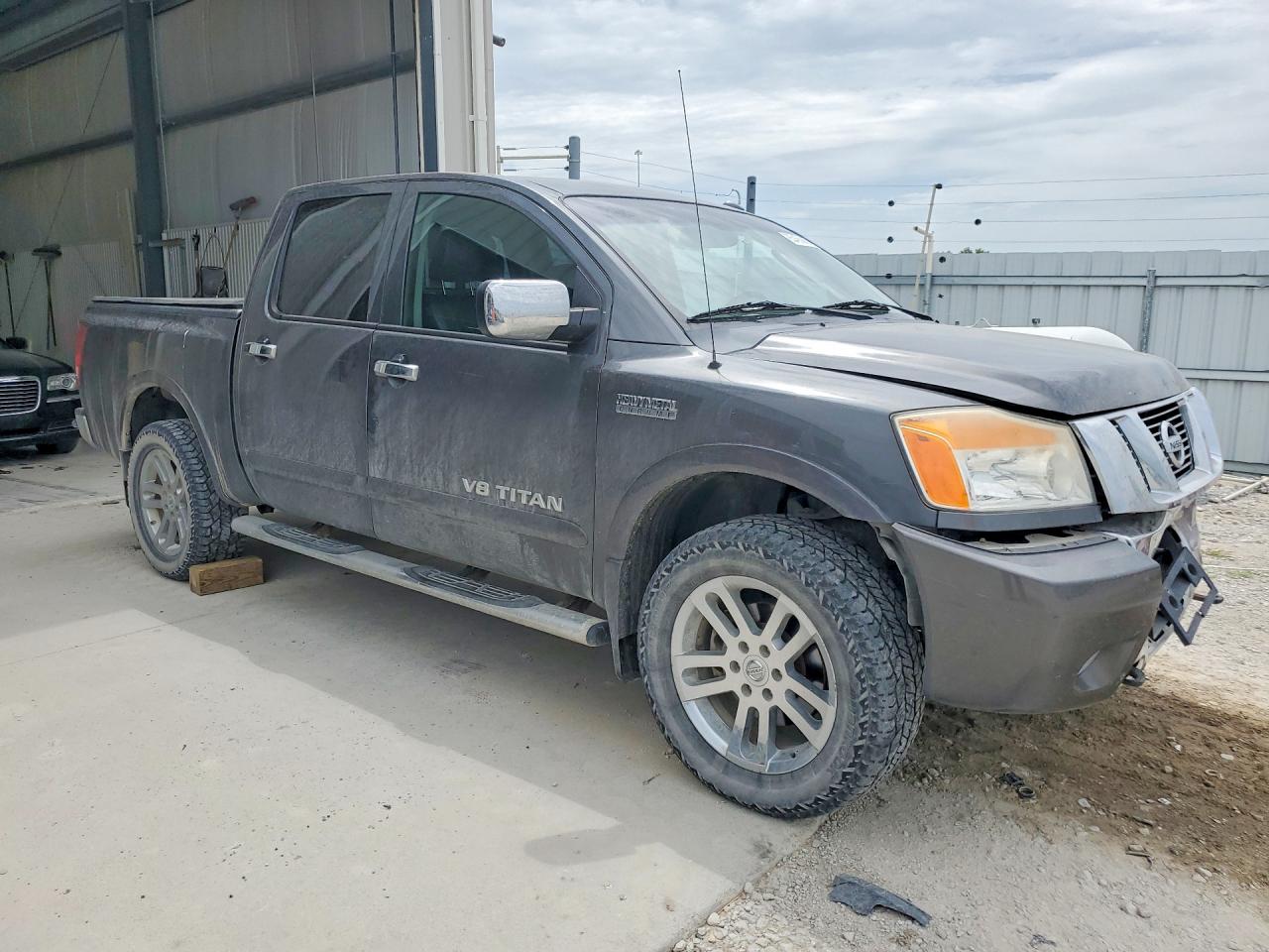 2011 Nissan Titan Sv Gray vin: 1N6BA0EC3BN313085
