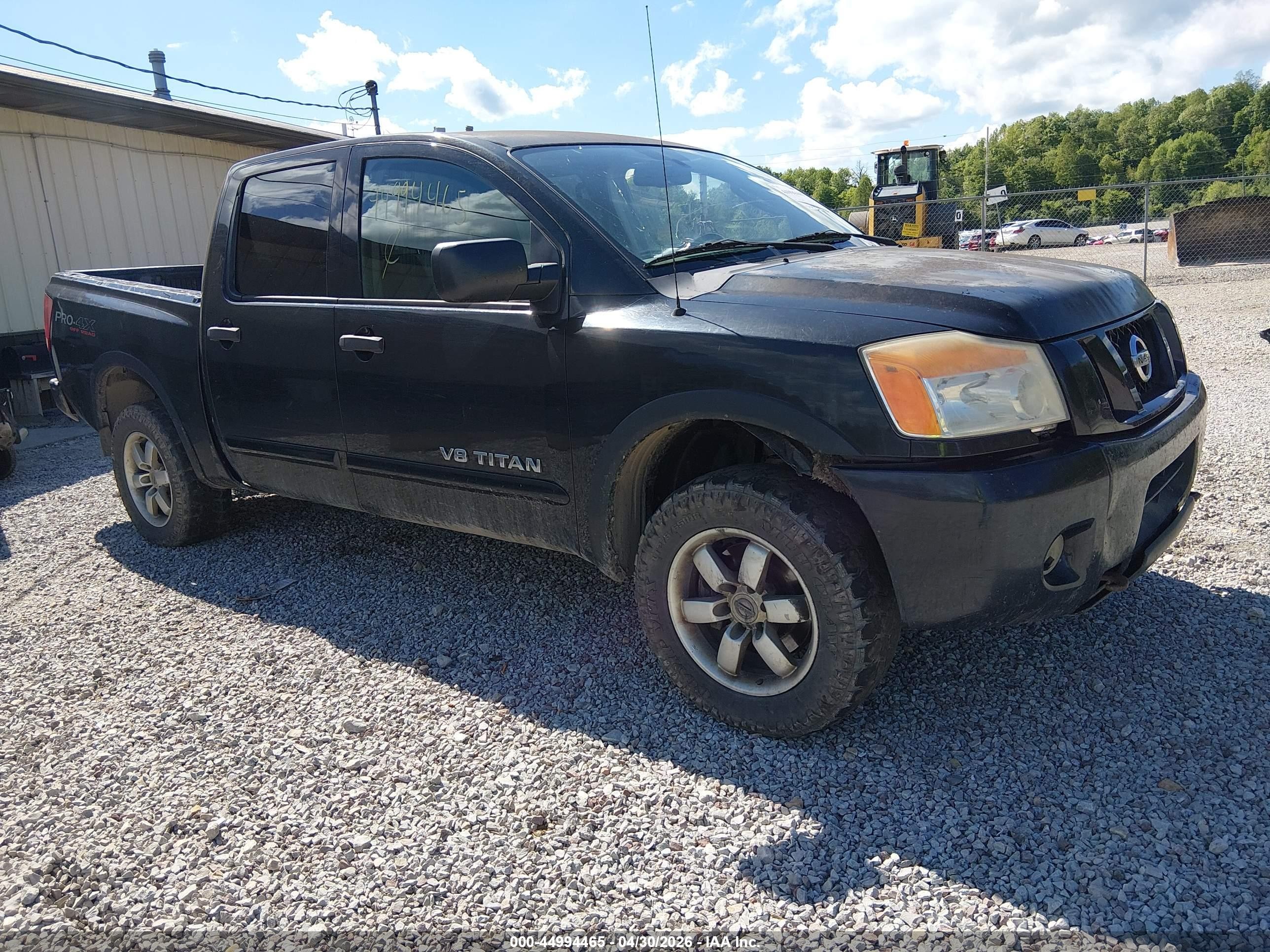 2011 Nissan Titan Pro-4x Black vin: 1N6BA0EC3BN318254