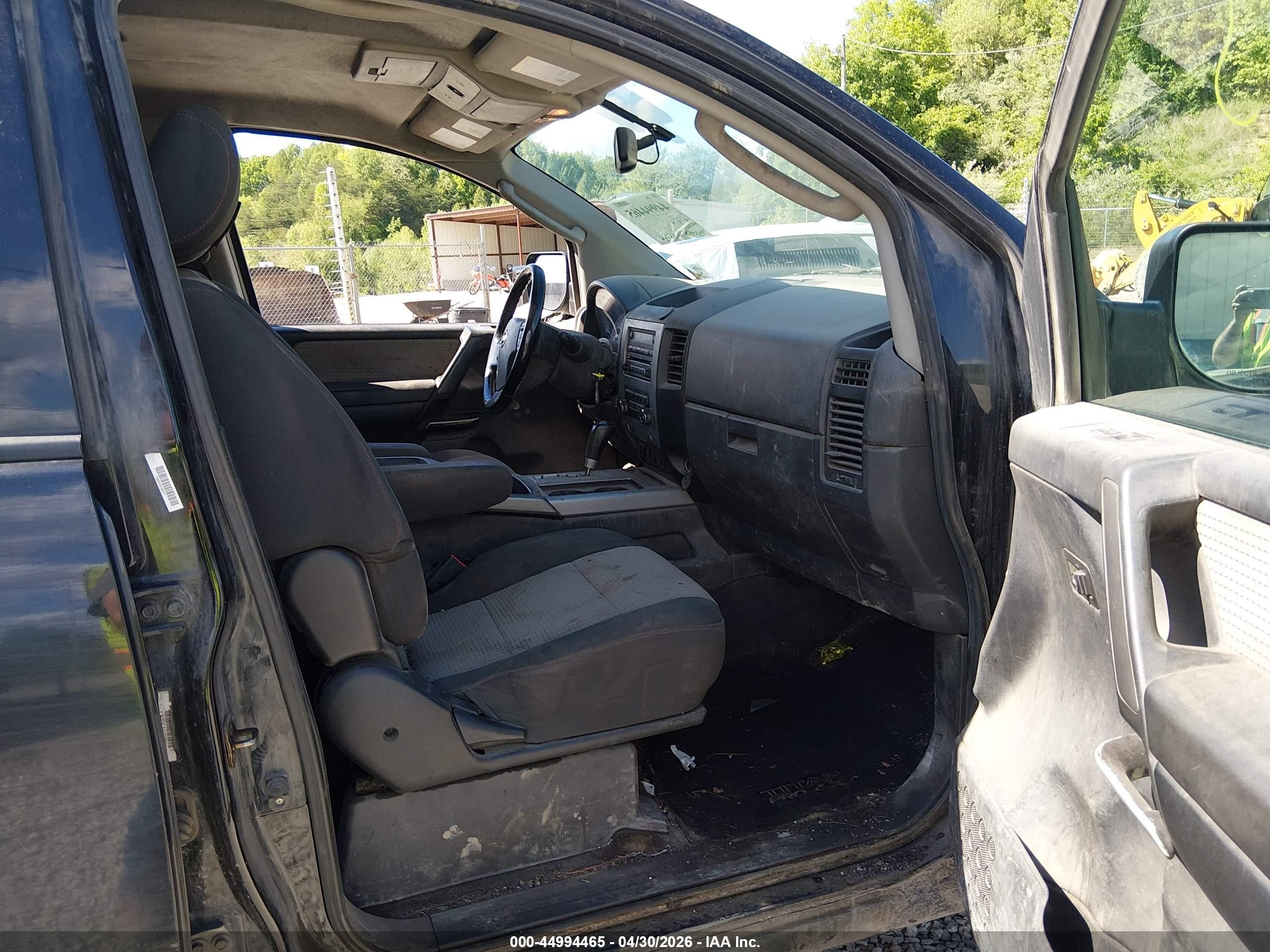 2011 Nissan Titan Pro-4x Black vin: 1N6BA0EC3BN318254