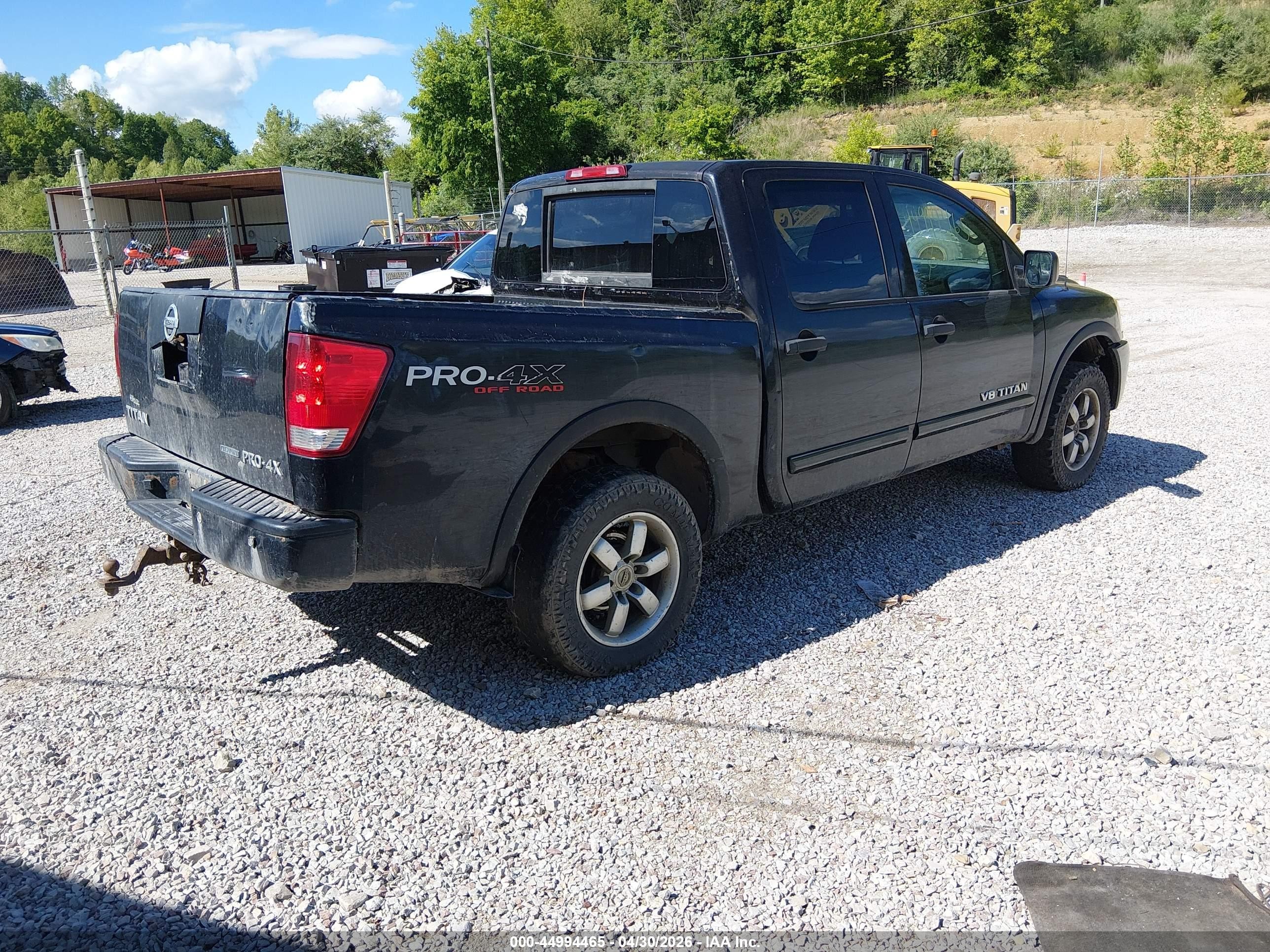 2011 Nissan Titan Pro-4x Black vin: 1N6BA0EC3BN318254