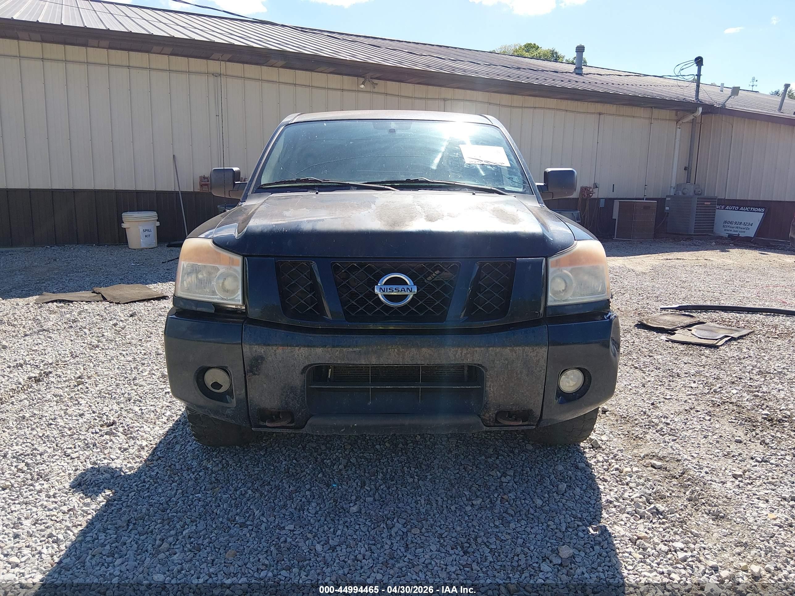 2011 Nissan Titan Pro-4x Black vin: 1N6BA0EC3BN318254