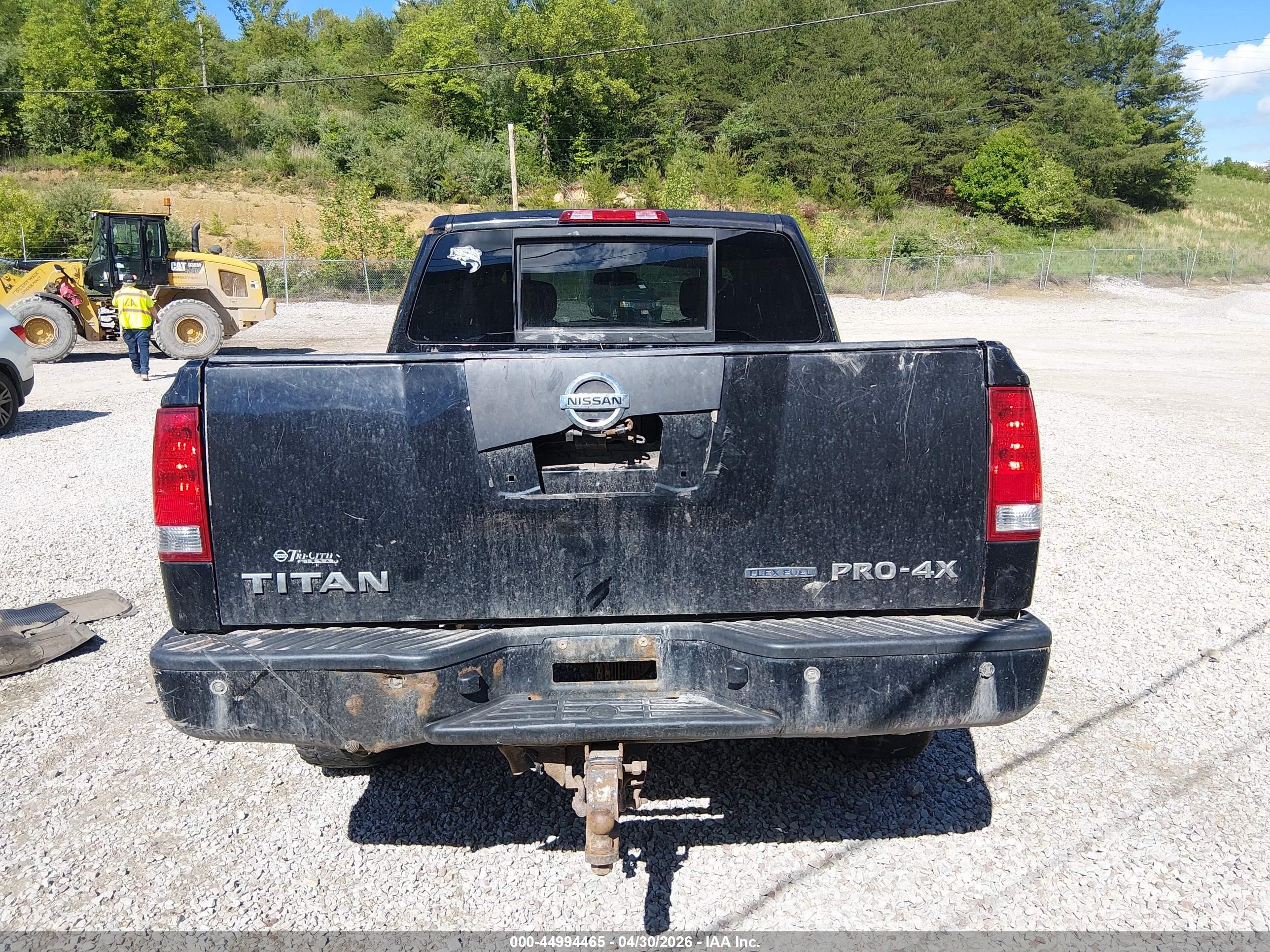 2011 Nissan Titan Pro-4x Black vin: 1N6BA0EC3BN318254