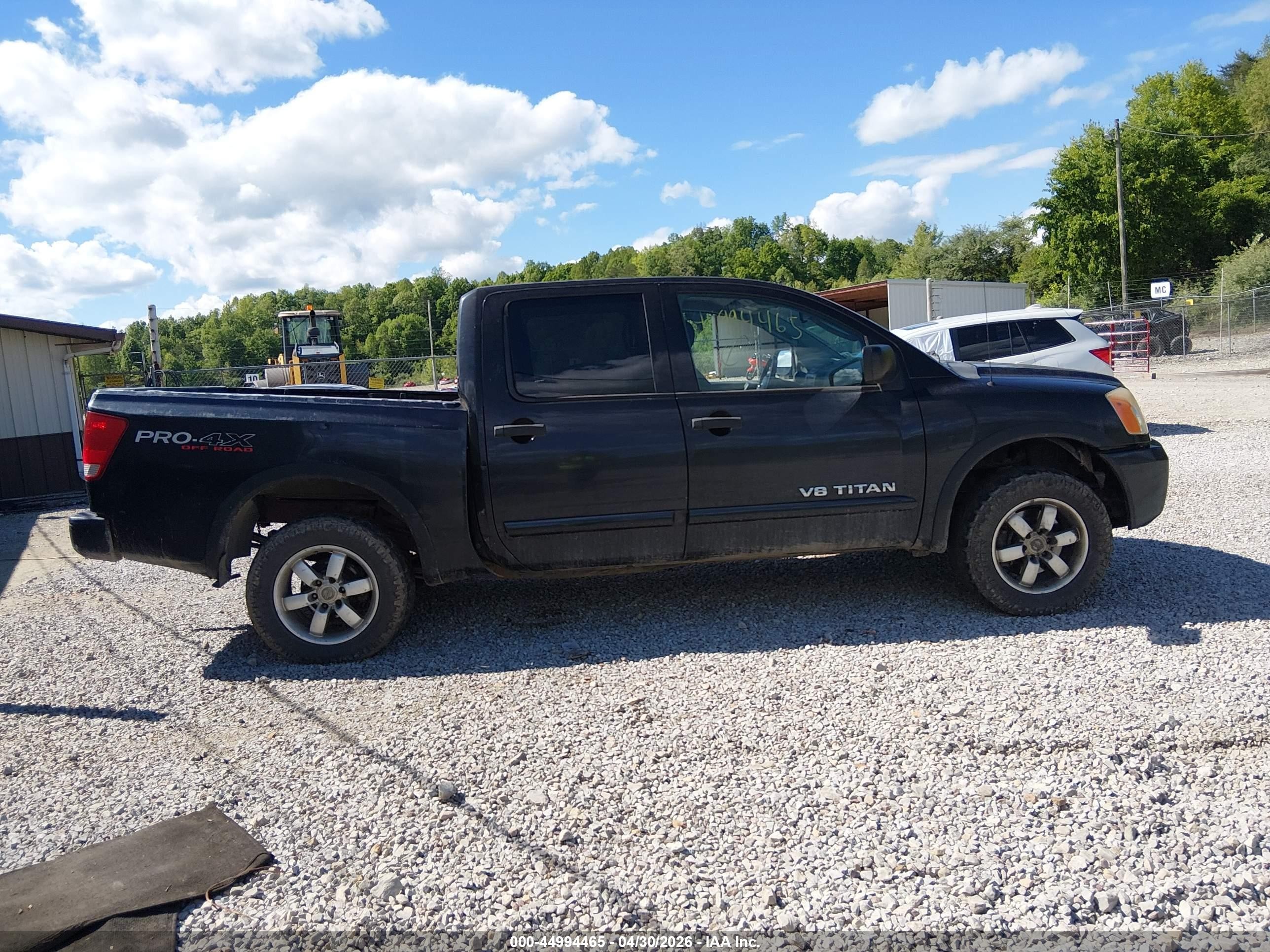 2011 Nissan Titan Pro-4x Black vin: 1N6BA0EC3BN318254