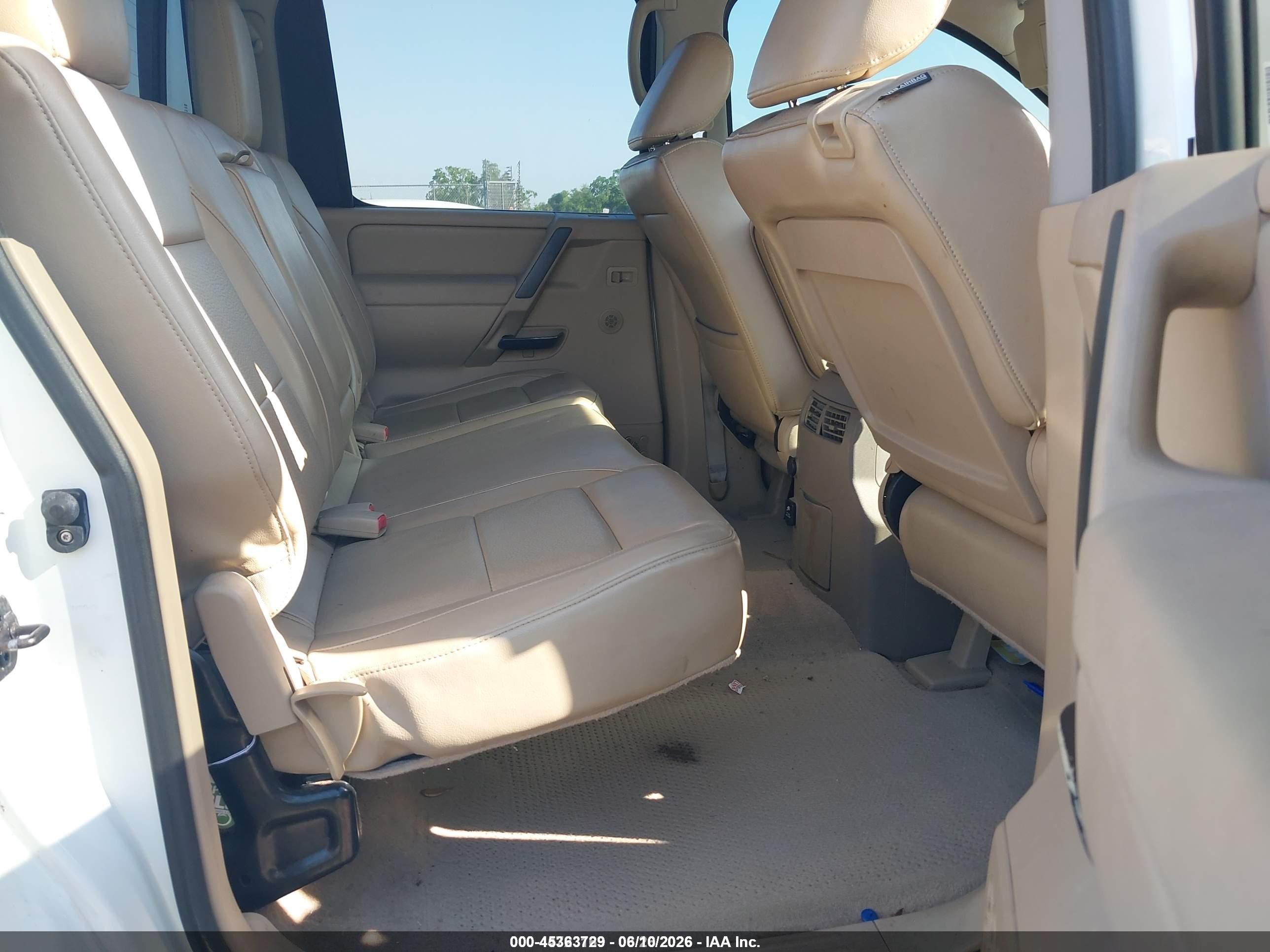 2014 Nissan Titan Sl White vin: 1N6BA0EC3EN503652