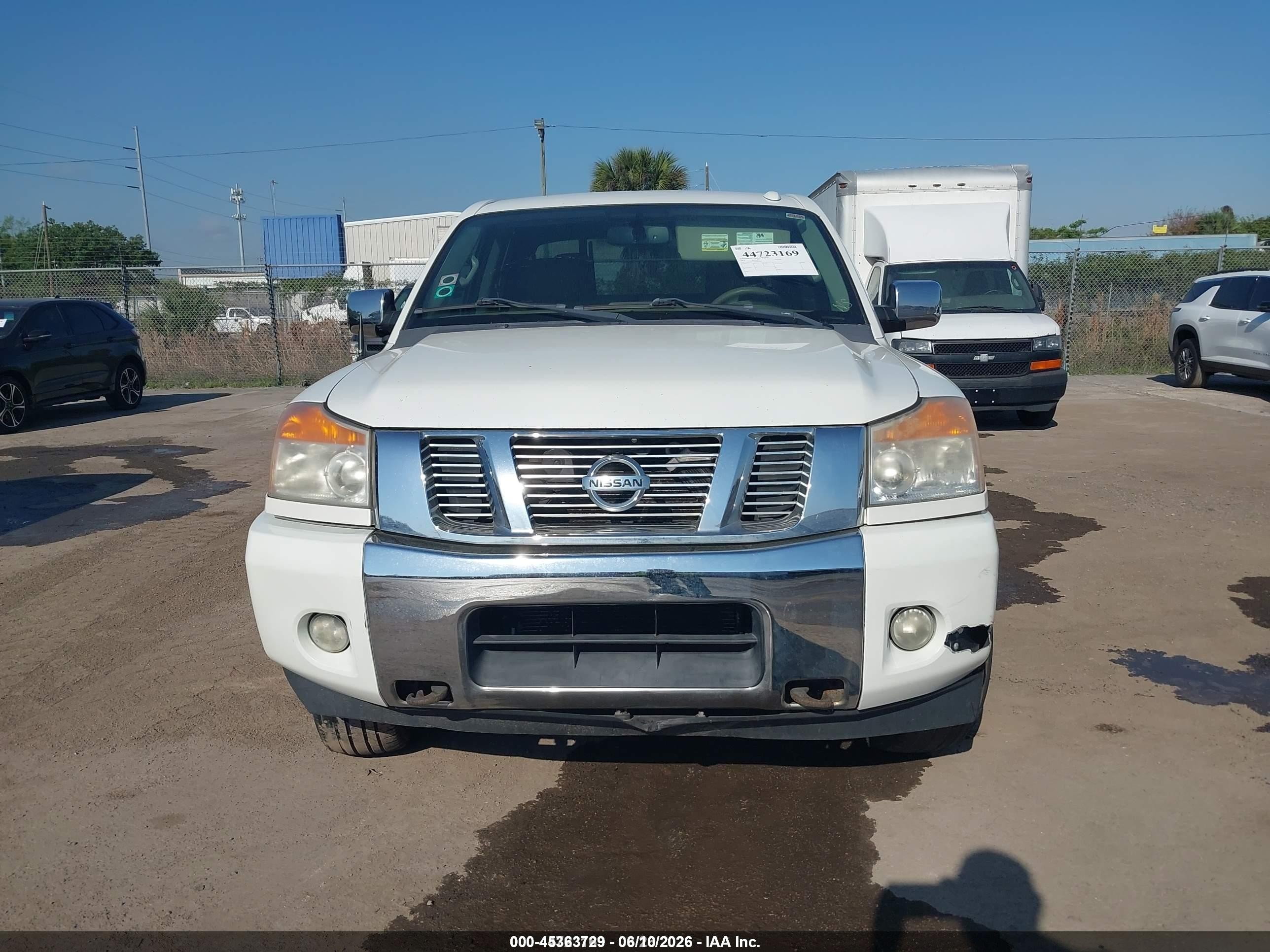 2014 Nissan Titan Sl White vin: 1N6BA0EC3EN503652