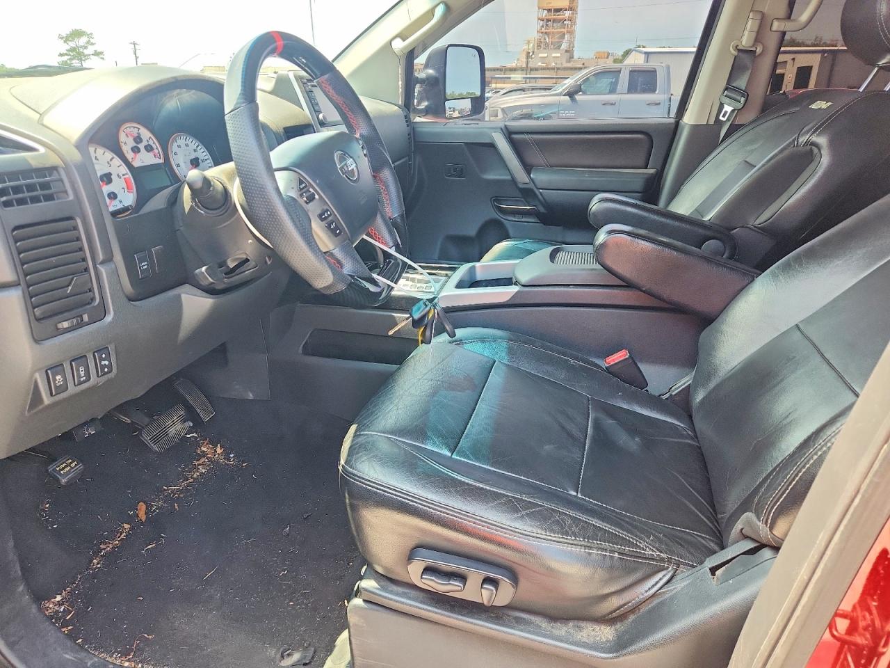 2014 Nissan Titan Pro-4x Red vin: 1N6BA0EC3EN508866