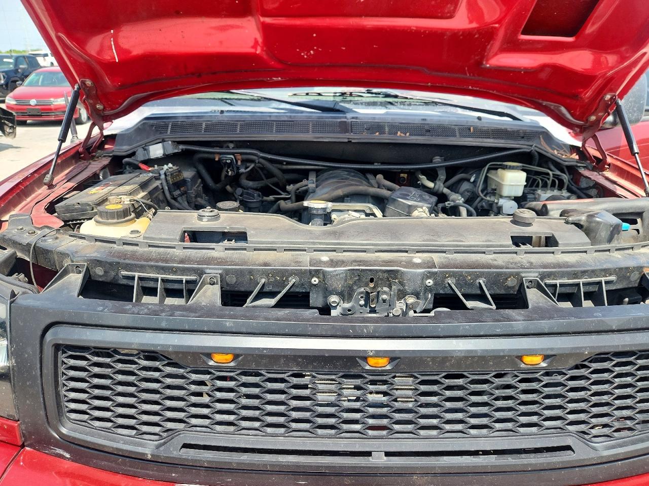 2014 Nissan Titan Pro-4x Red vin: 1N6BA0EC3EN508866